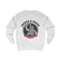 French & Proud Sweatshirt — Retro Baguette Marseille Crewneck for France Pride
