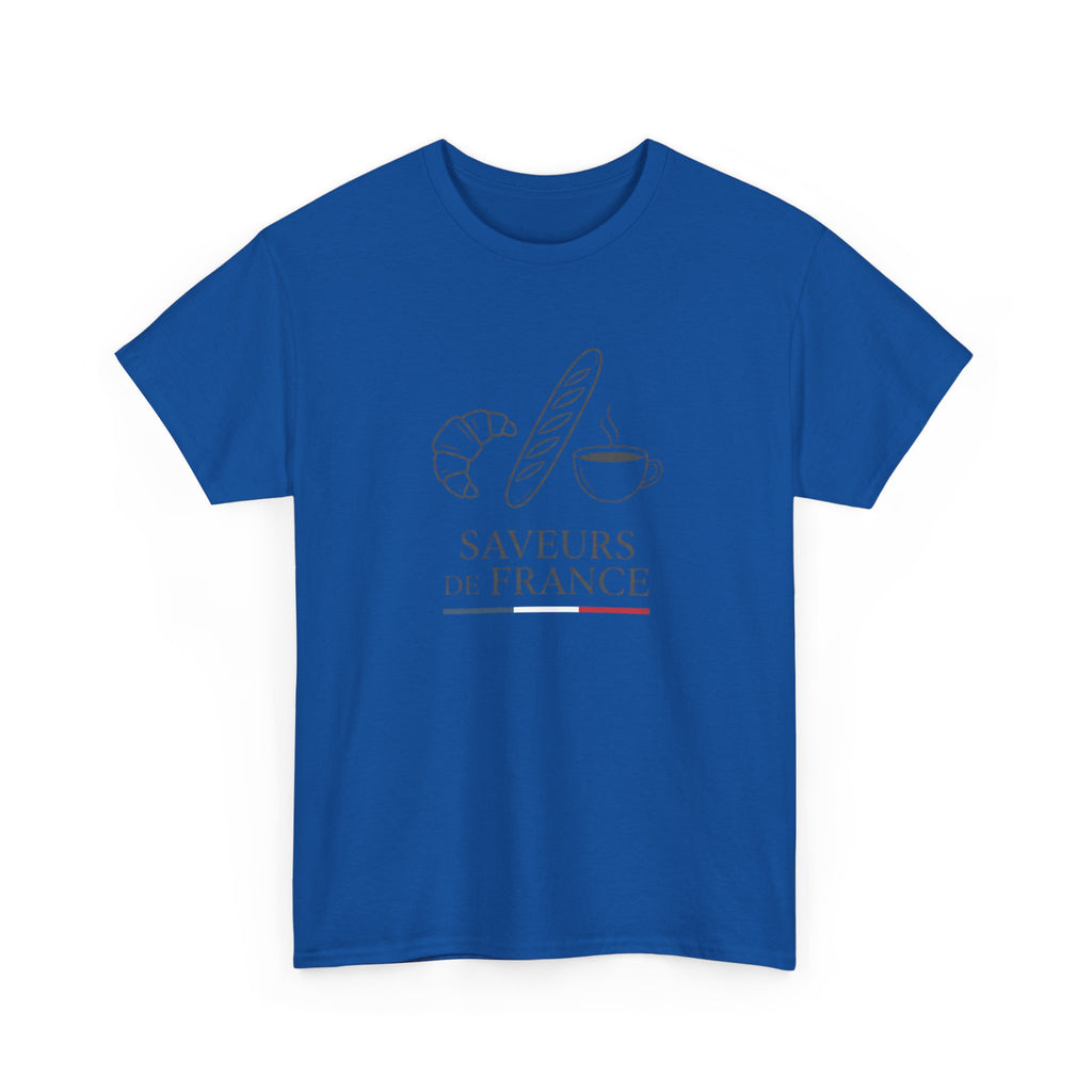 Saveurs de France T-Shirt — French Bakery Croissant & Baguette Tee