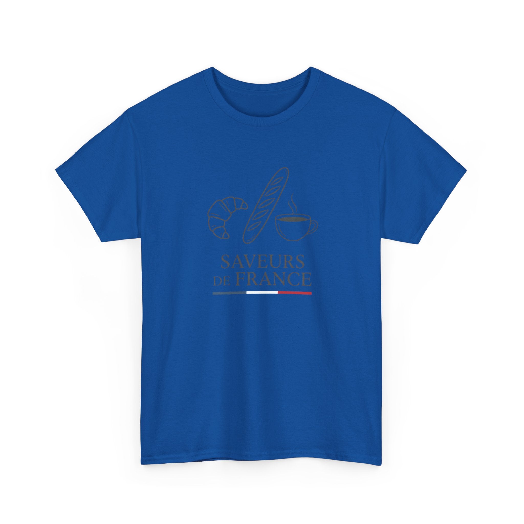 Saveurs de France T-Shirt — French Bakery Croissant & Baguette Tee