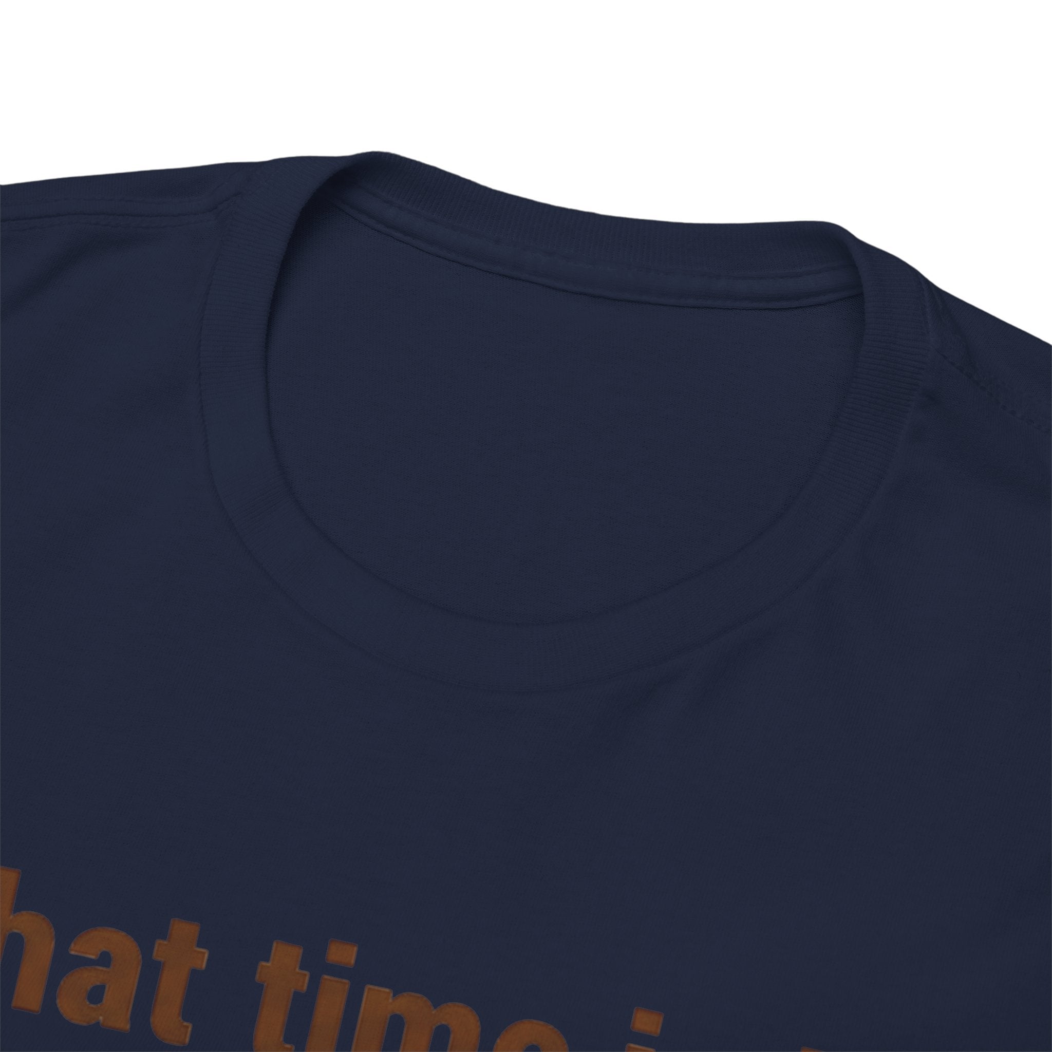 Pierogi Time T‑Shirt — "What time is it? Pierogi time!" Vintage Clock Food Tee