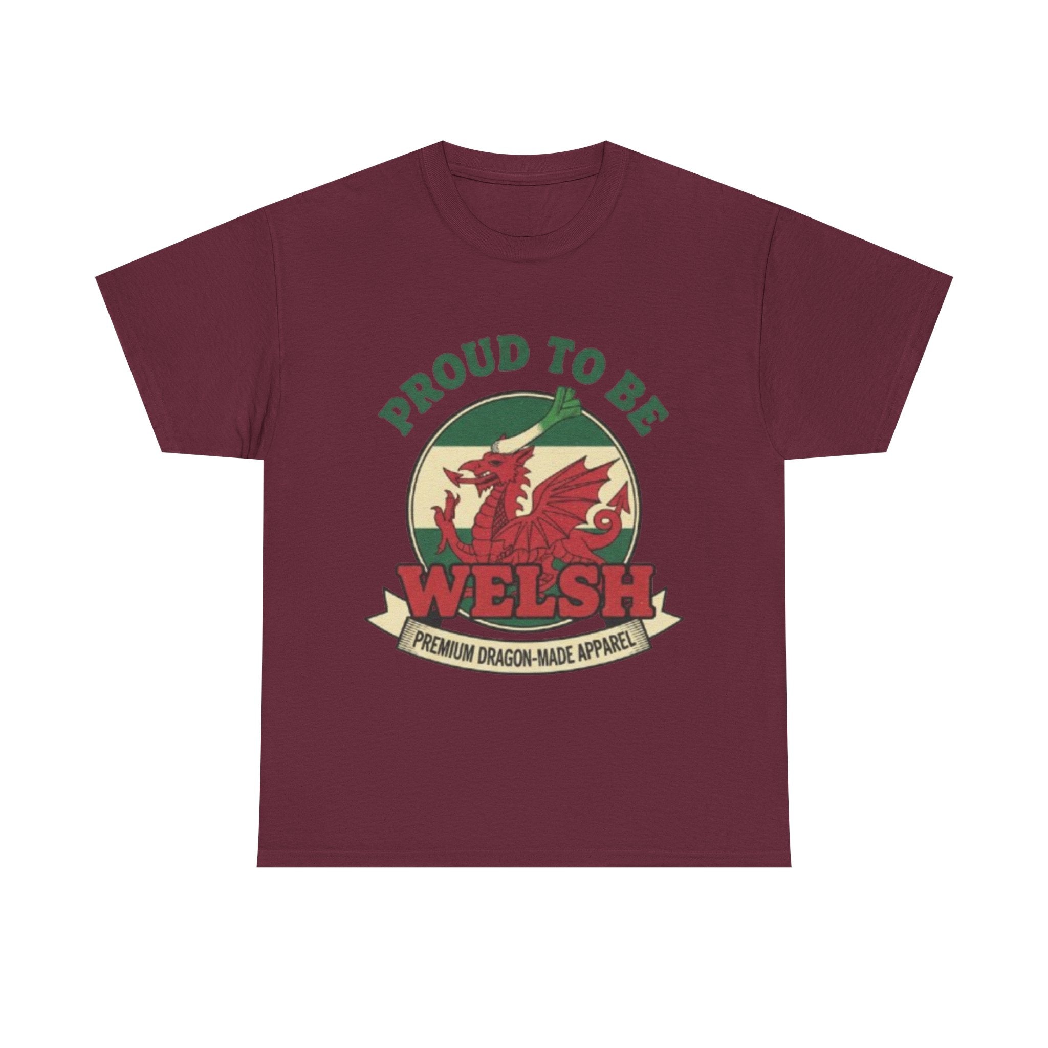 Proud to Be Welsh T-Shirt — Welsh Dragon Pride Tee