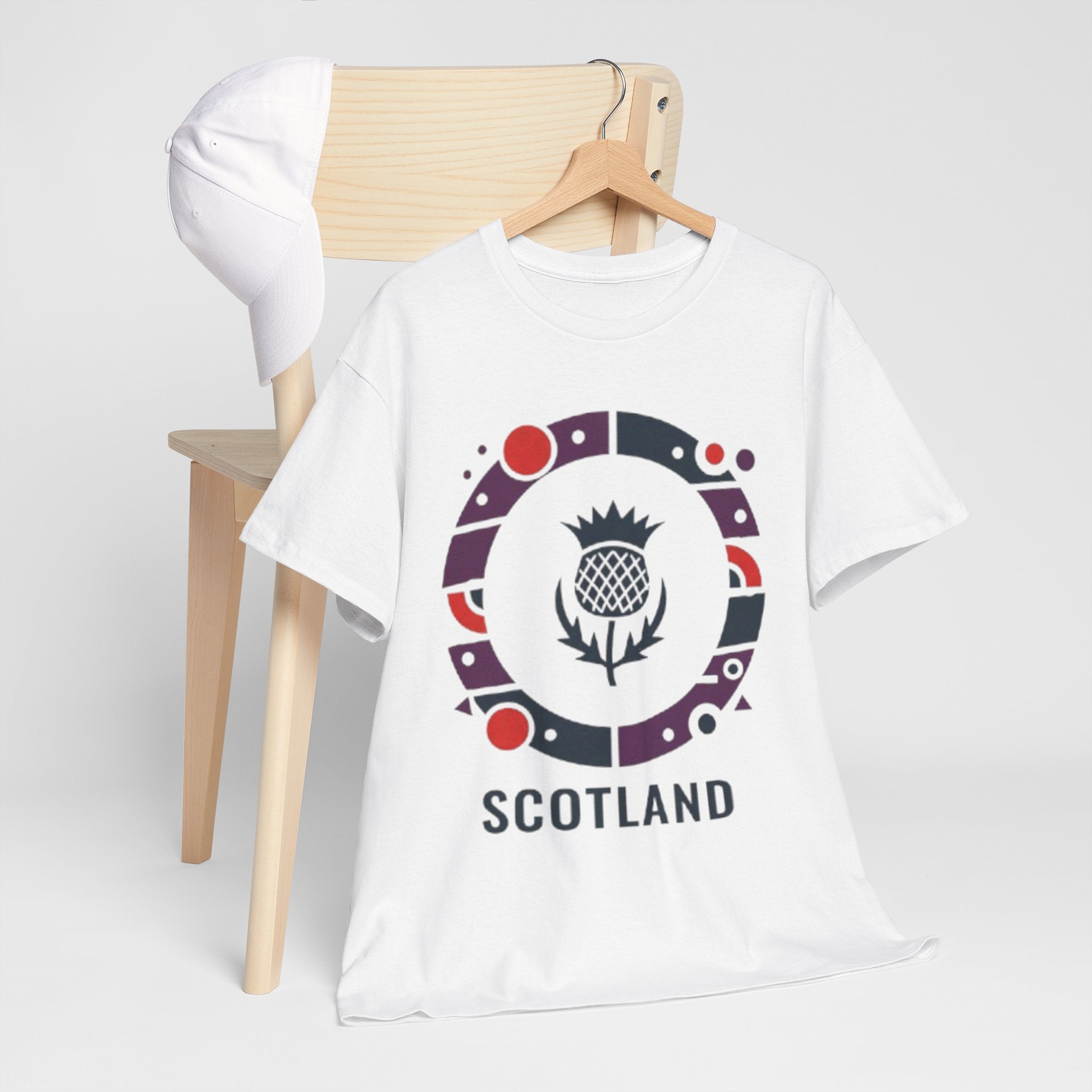 Scotland Thistle Graphic Tee — Scottish Pride Casual T‑Shirt