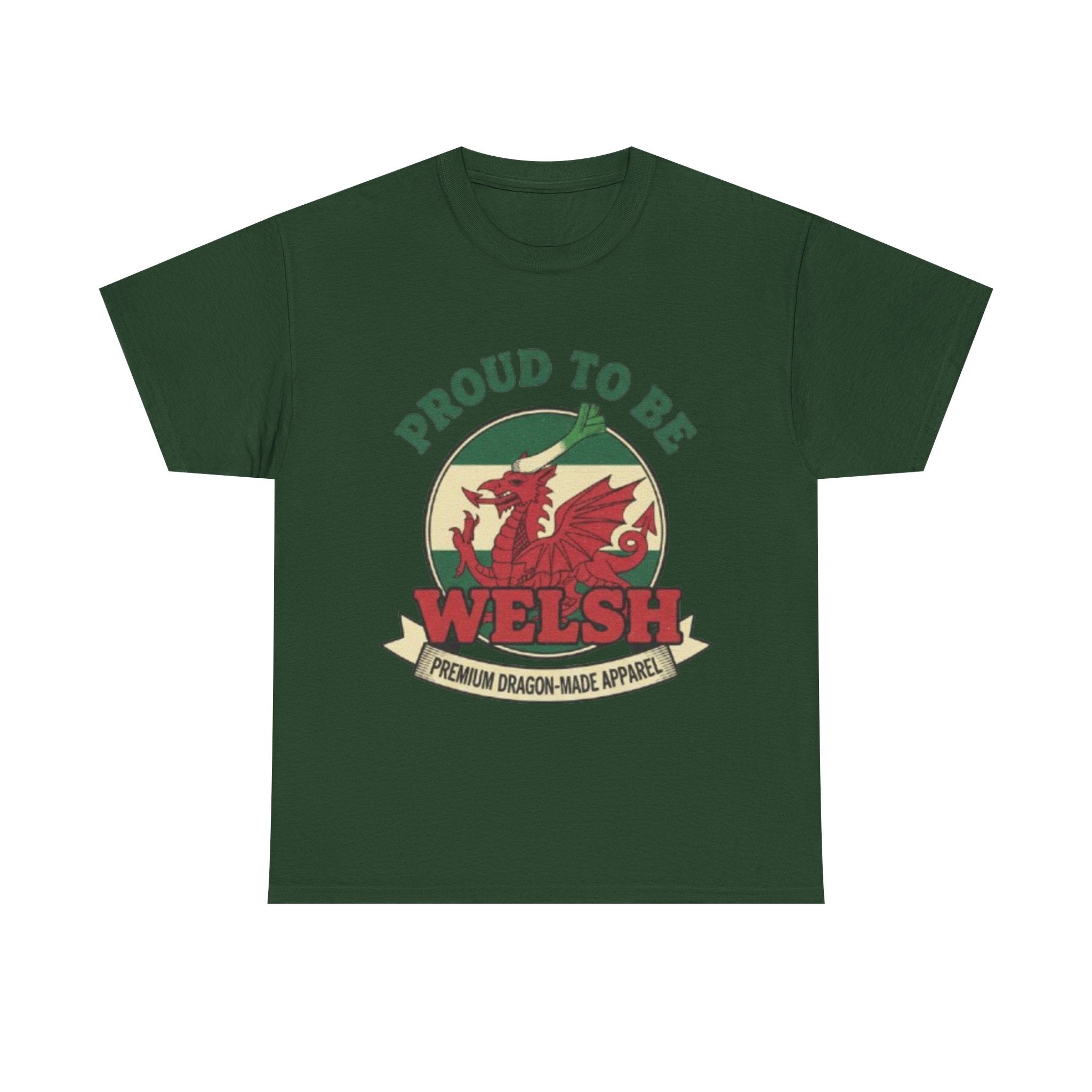 Proud to Be Welsh T-Shirt — Welsh Dragon Pride Tee