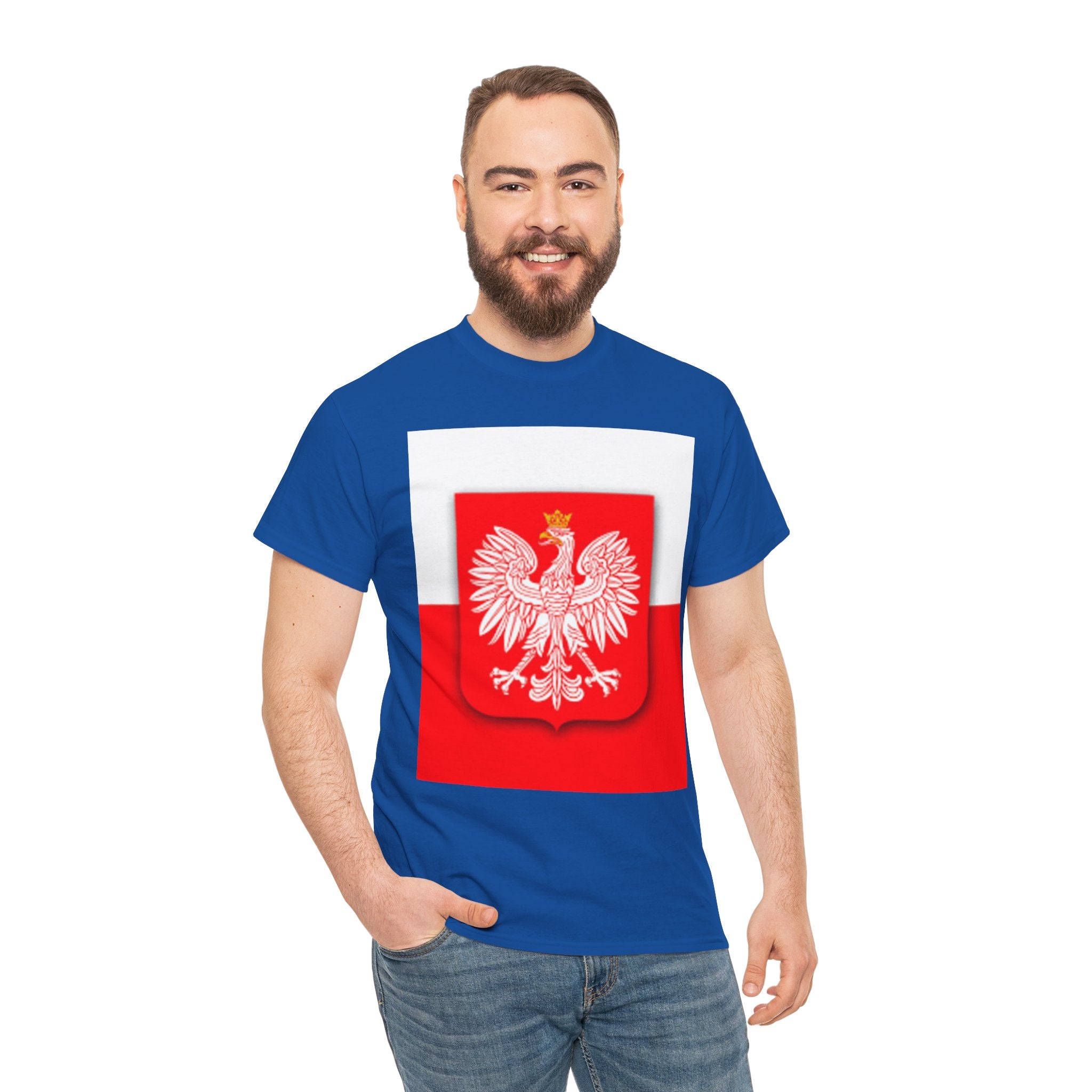 Polish White Eagle T-Shirt — Polska Coat of Arms Tee
