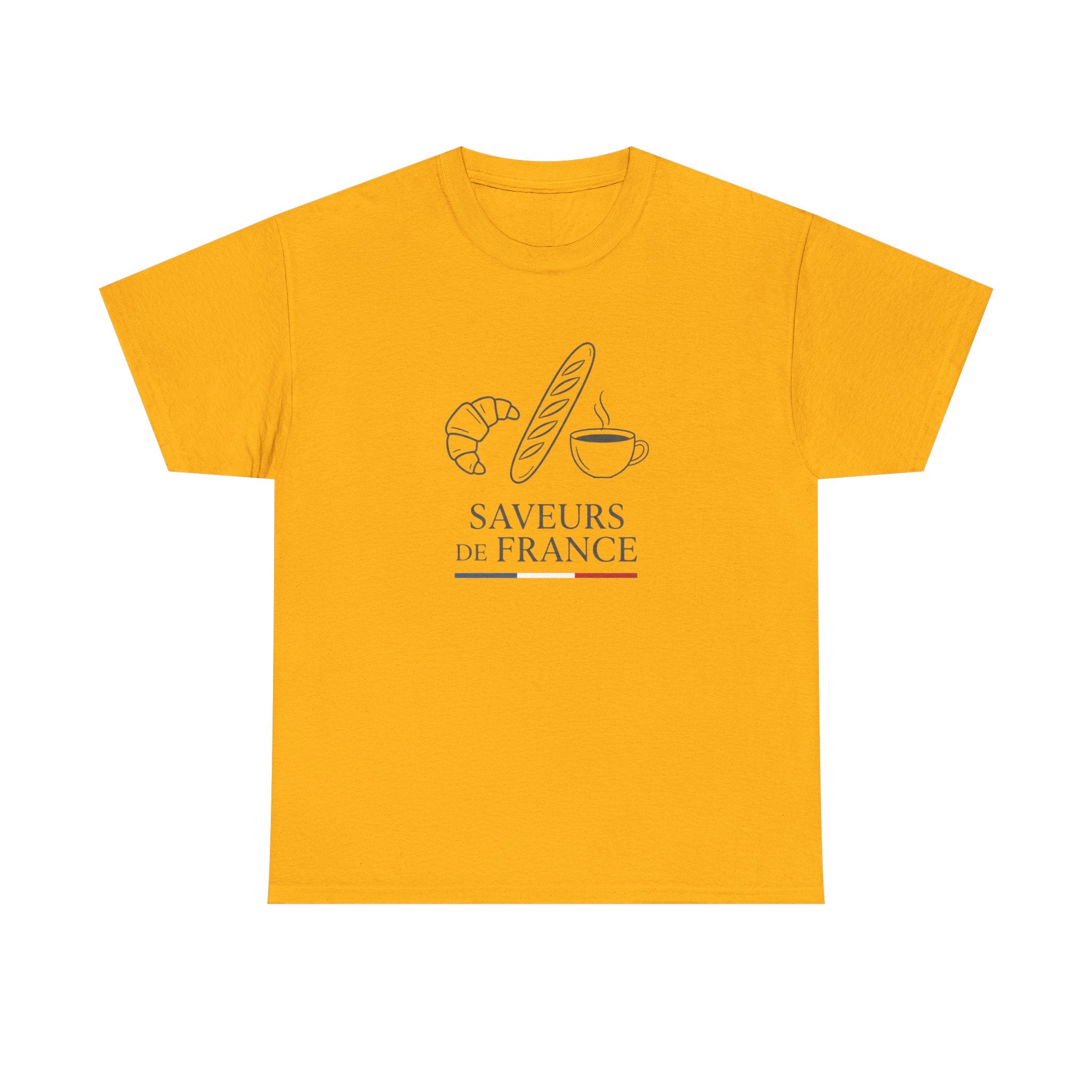 Saveurs de France T-Shirt — French Bakery Croissant & Baguette Tee