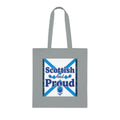 Scottish and Proud Tote Bag — Scottish Flag Cotton Tote with Thistle Design