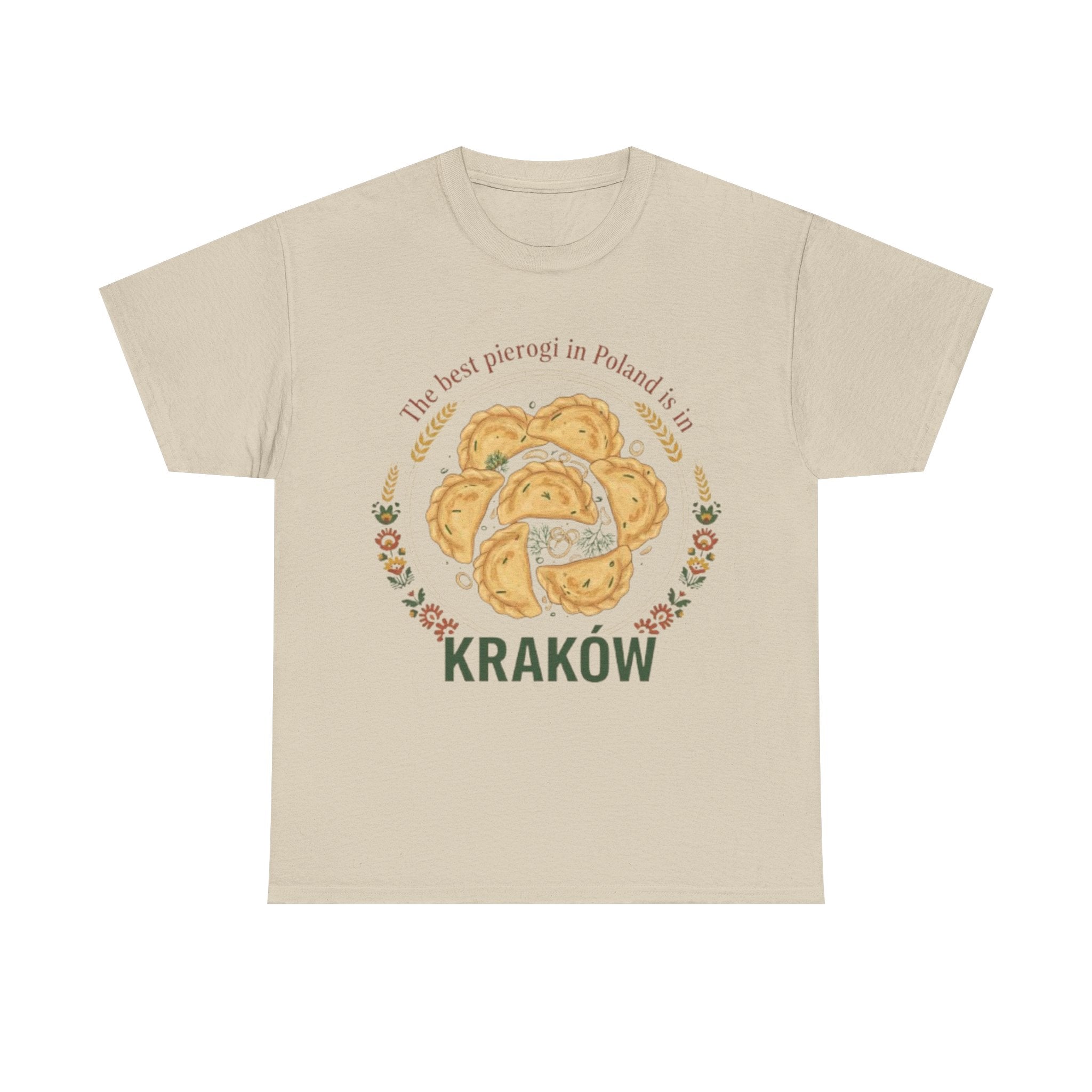 Kraków Pierogi T-Shirt — "The best pierogi in Poland is in Kraków" Shirt