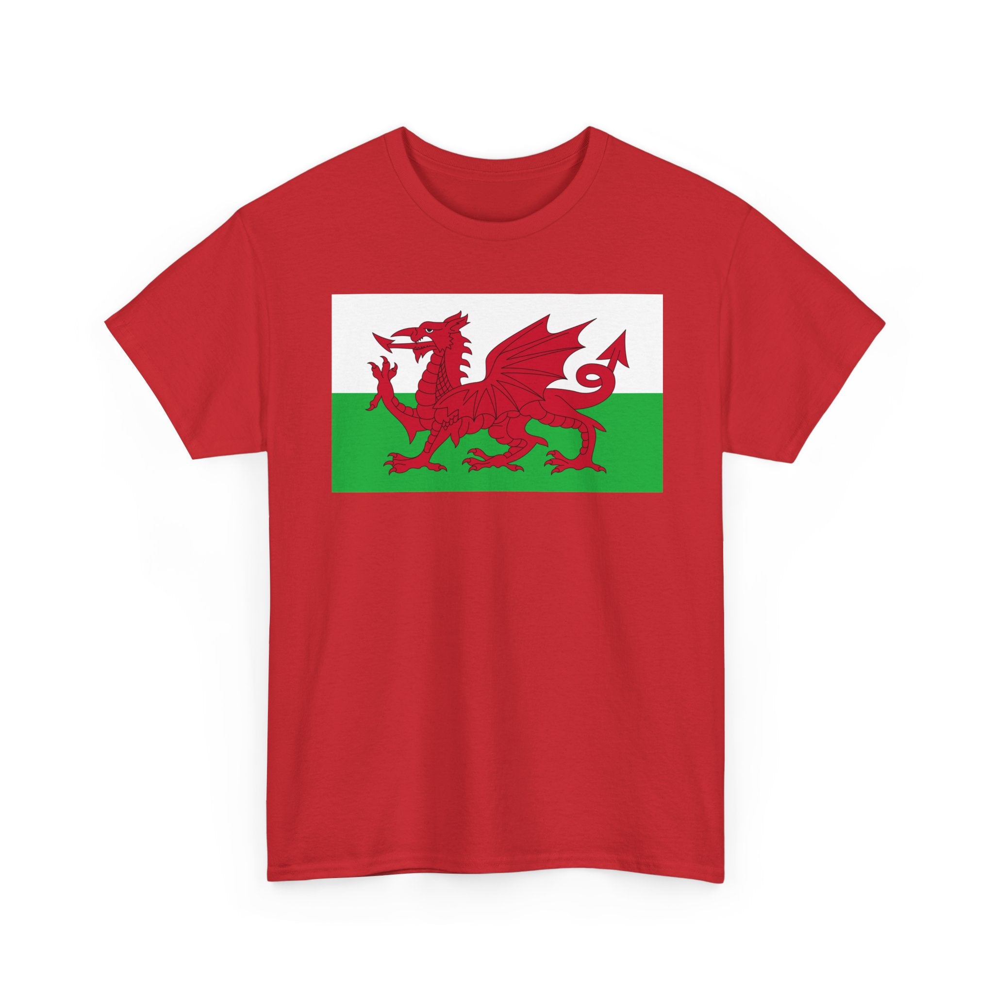 Welsh Dragon T‑Shirt — Cymru Red Dragon Flag Tee
