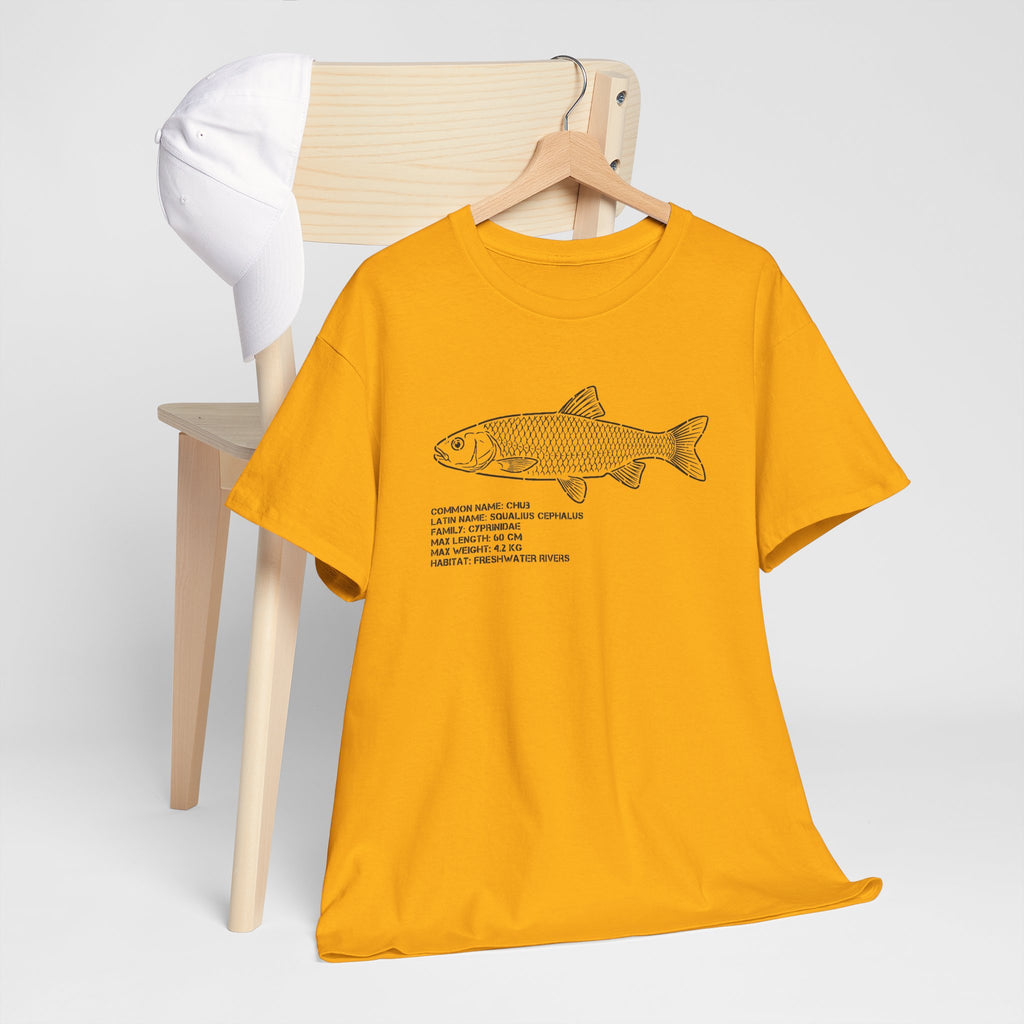 Fish Anatomy Graphic Tee — Scientific Illustration White T-Shirt