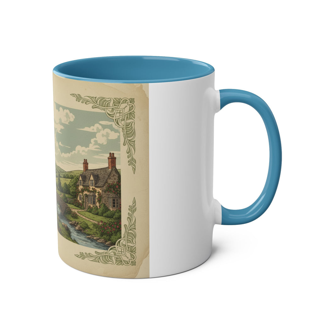 Two-Tone Coffee Mugs, 11oz