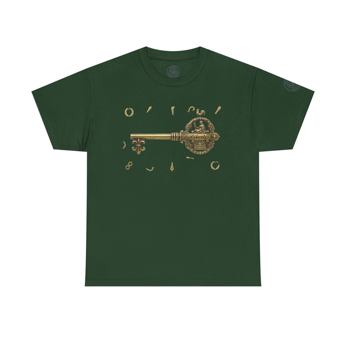 Bastille Key T-Shirt — French Revolution History Tee — product image 8