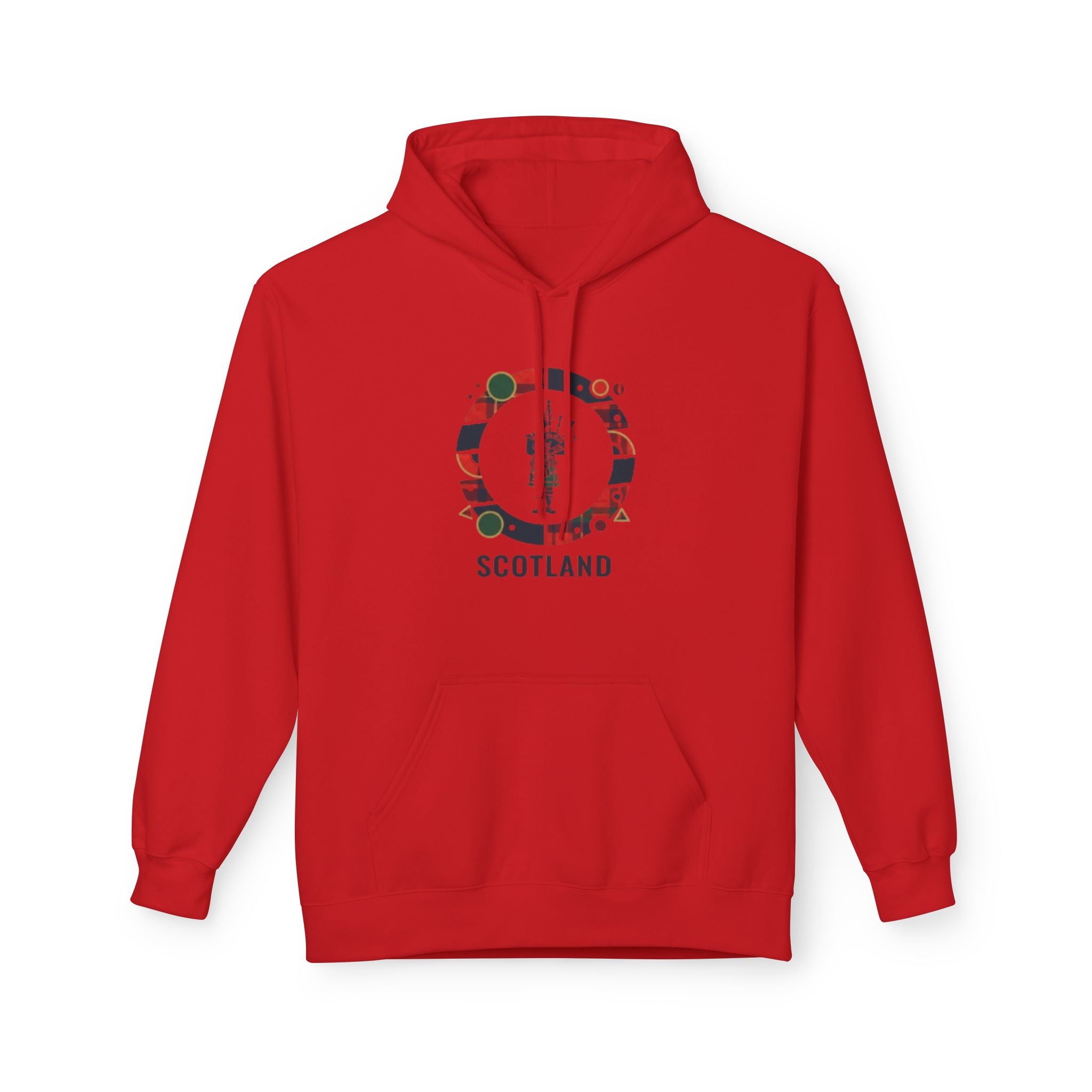 Scotland Crest Graphic Hoodie — Scottish Flag & Thistle Travel Souvenir