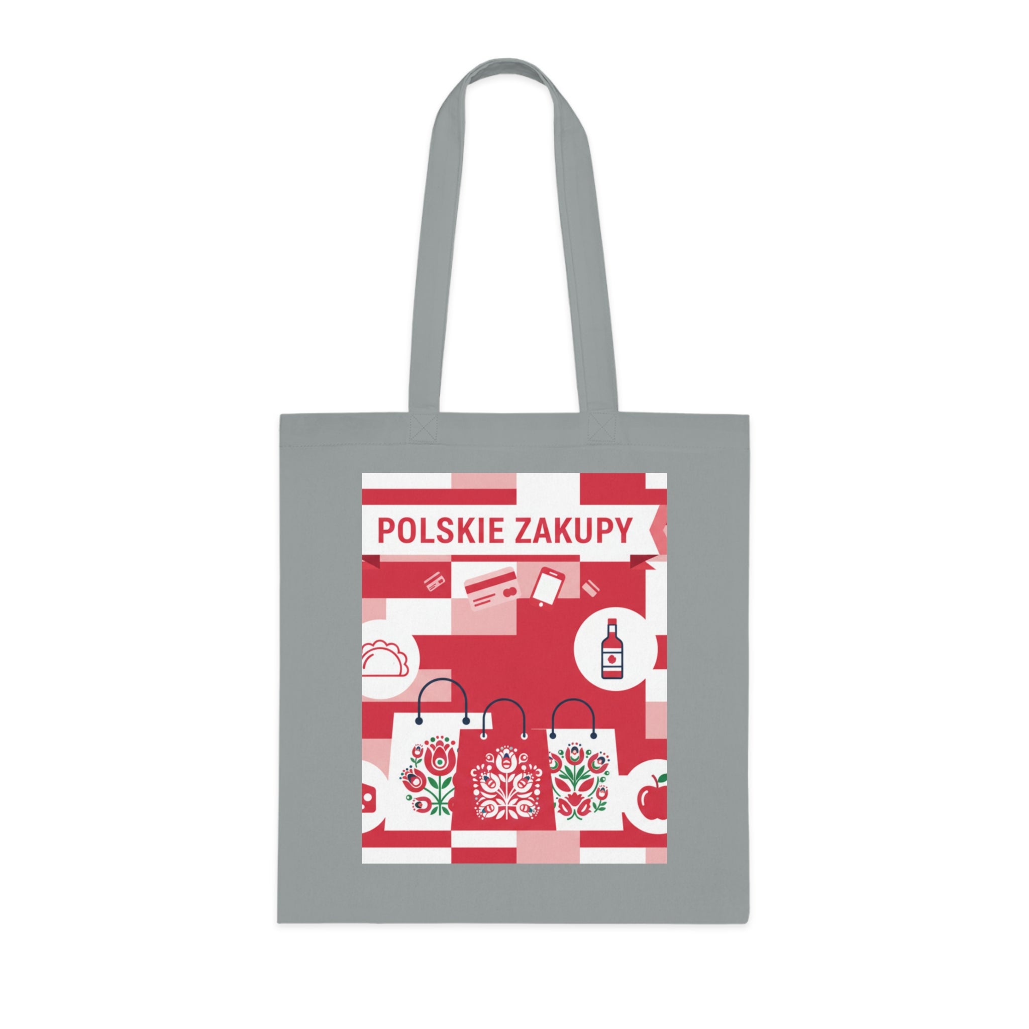 Polskie Zakupy Cotton Tote – Polish Grocery Market Shopping Bag