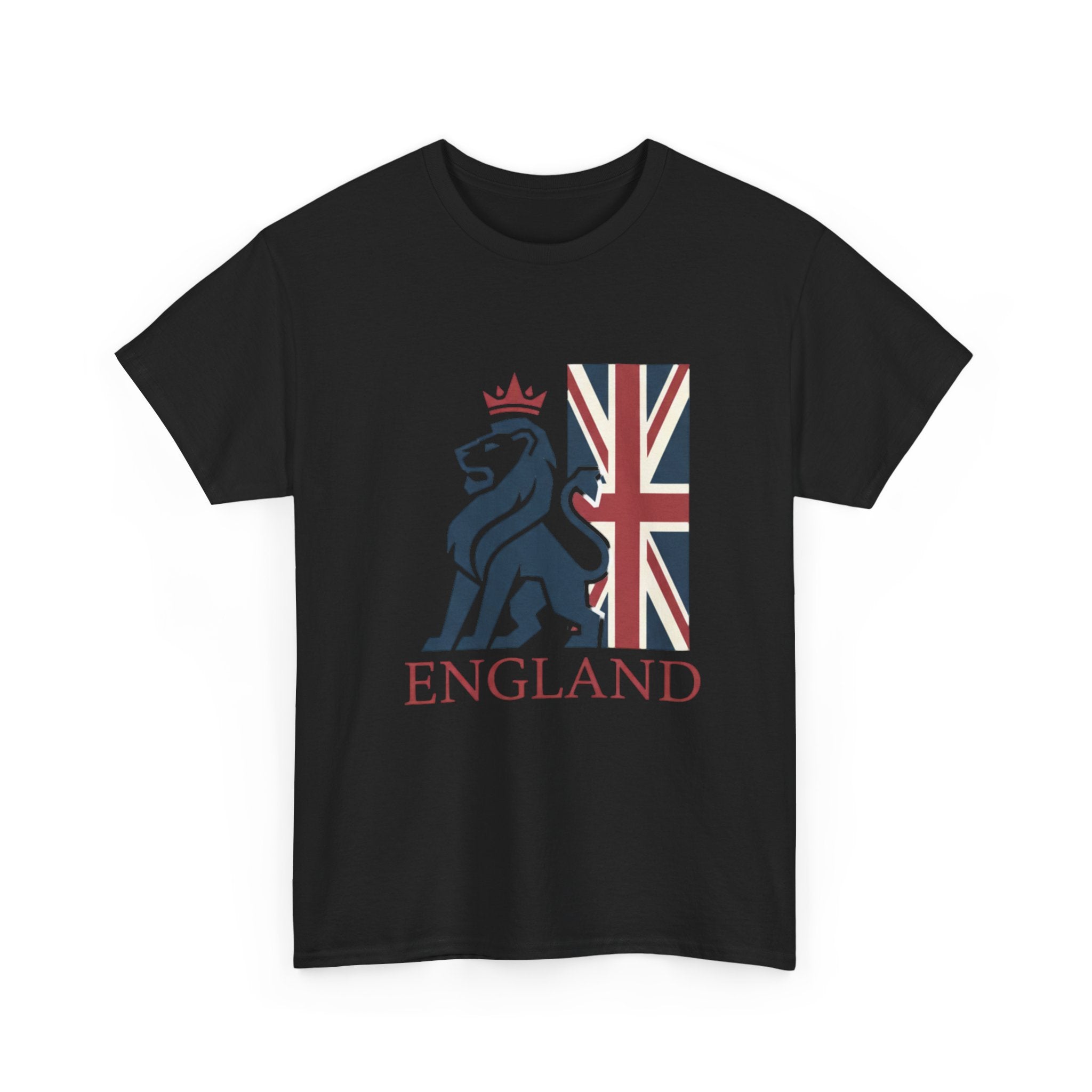 England Lion Flag T-Shirt — British Pride Graphic Tee