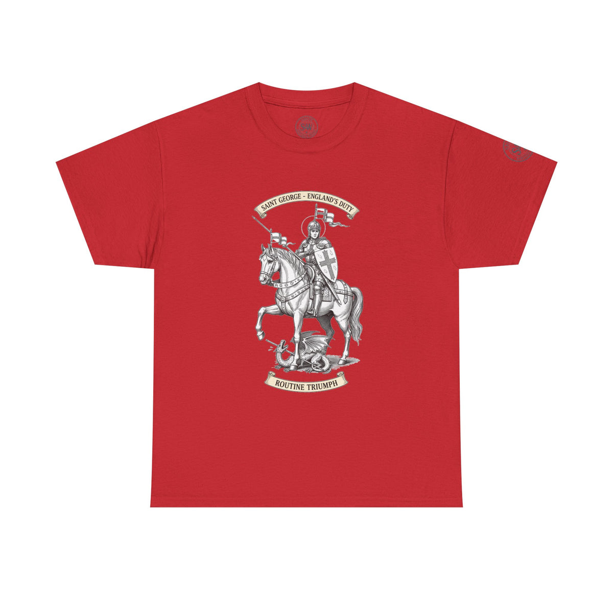 St George T-Shirt — Medieval Knight & English Flag Graphic Tee — product image 12