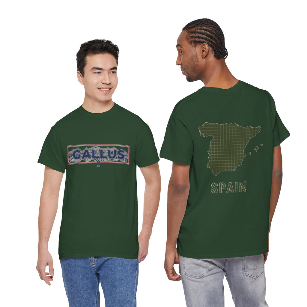 Spain Map T-Shirt • Gallus Logo Travel Tee