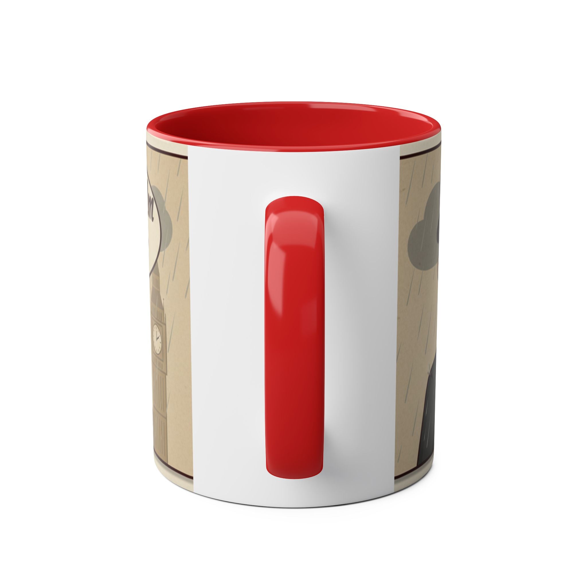 Two-Tone Coffee Mugs, 11oz
