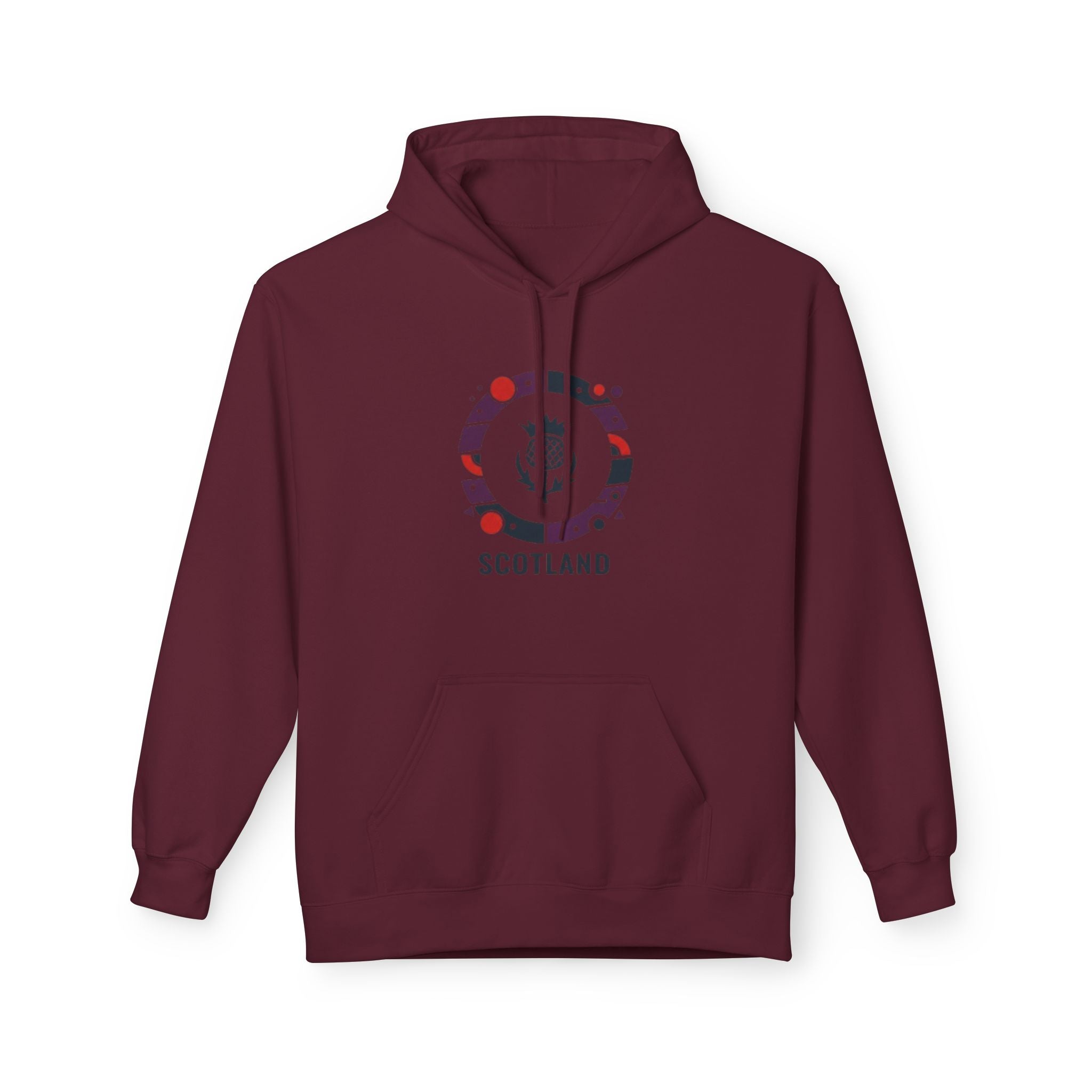 Scotland Crest Hoodie — Modern Celtic Emblem Travel & Pride Pullover