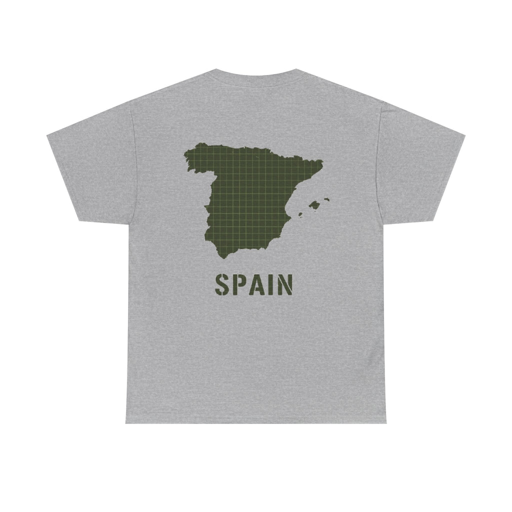 Spain Map Graphic Tee — Minimalist Travel T‑Shirt