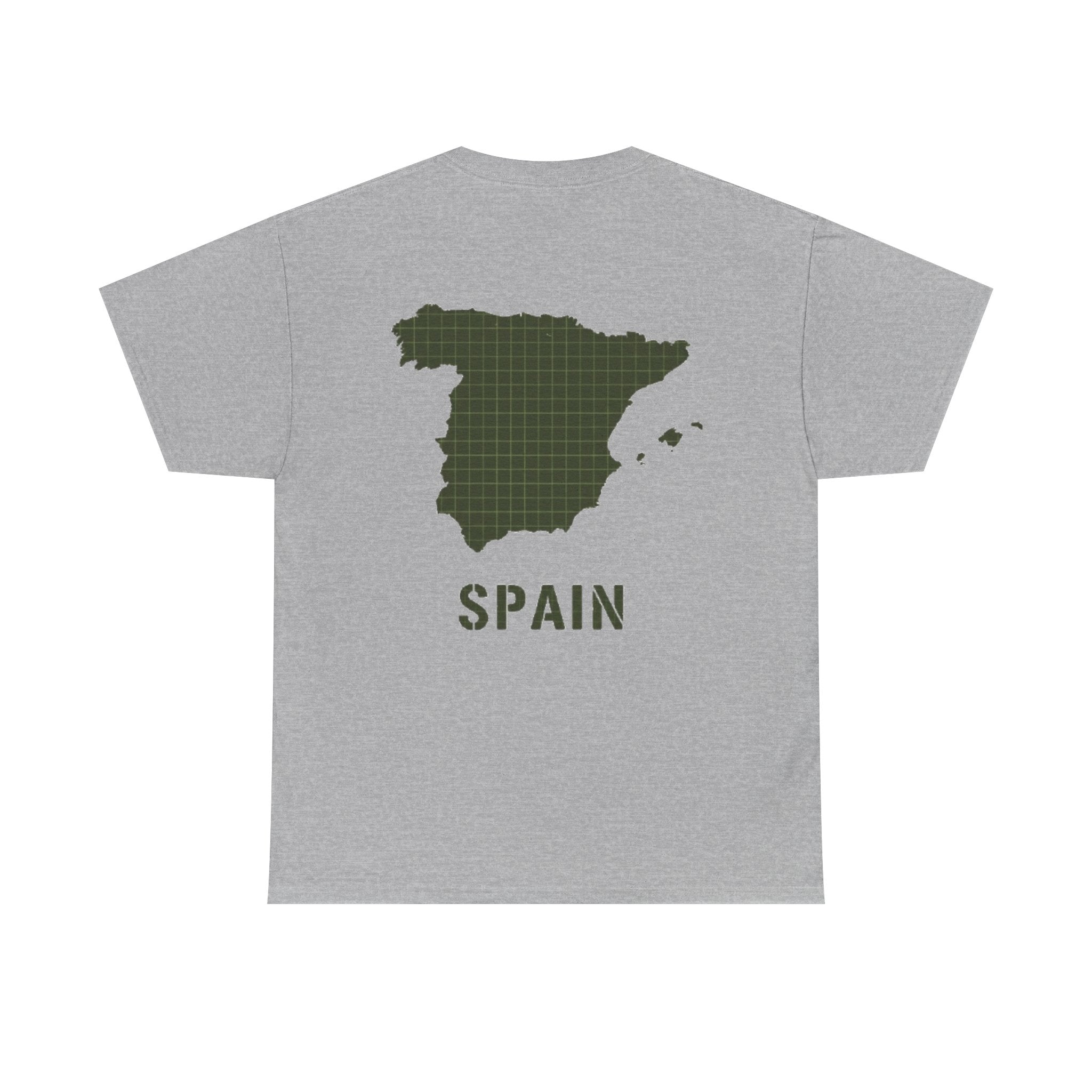 Spain Map Graphic Tee — Minimalist Travel T‑Shirt