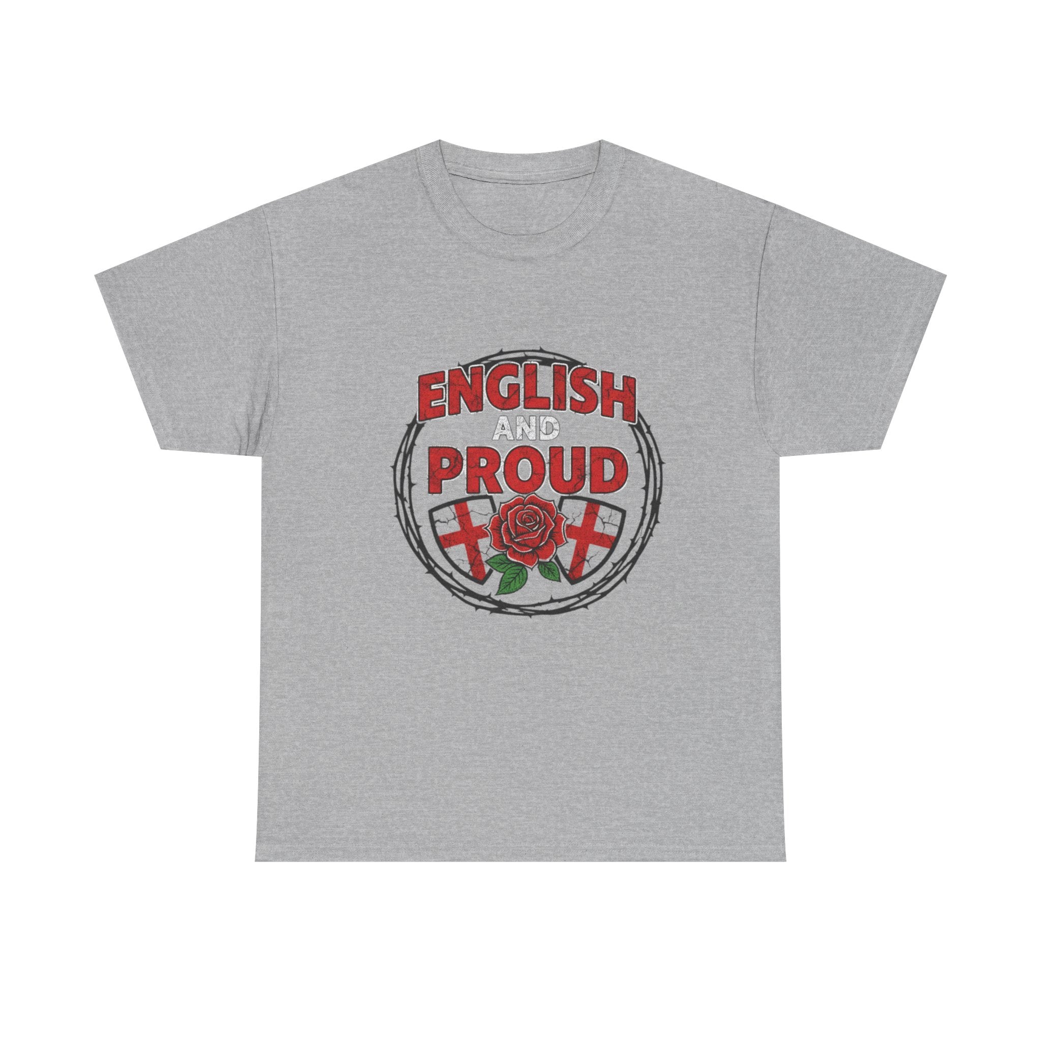 English and Proud T-Shirt — St. George Rose Patriotic Tee