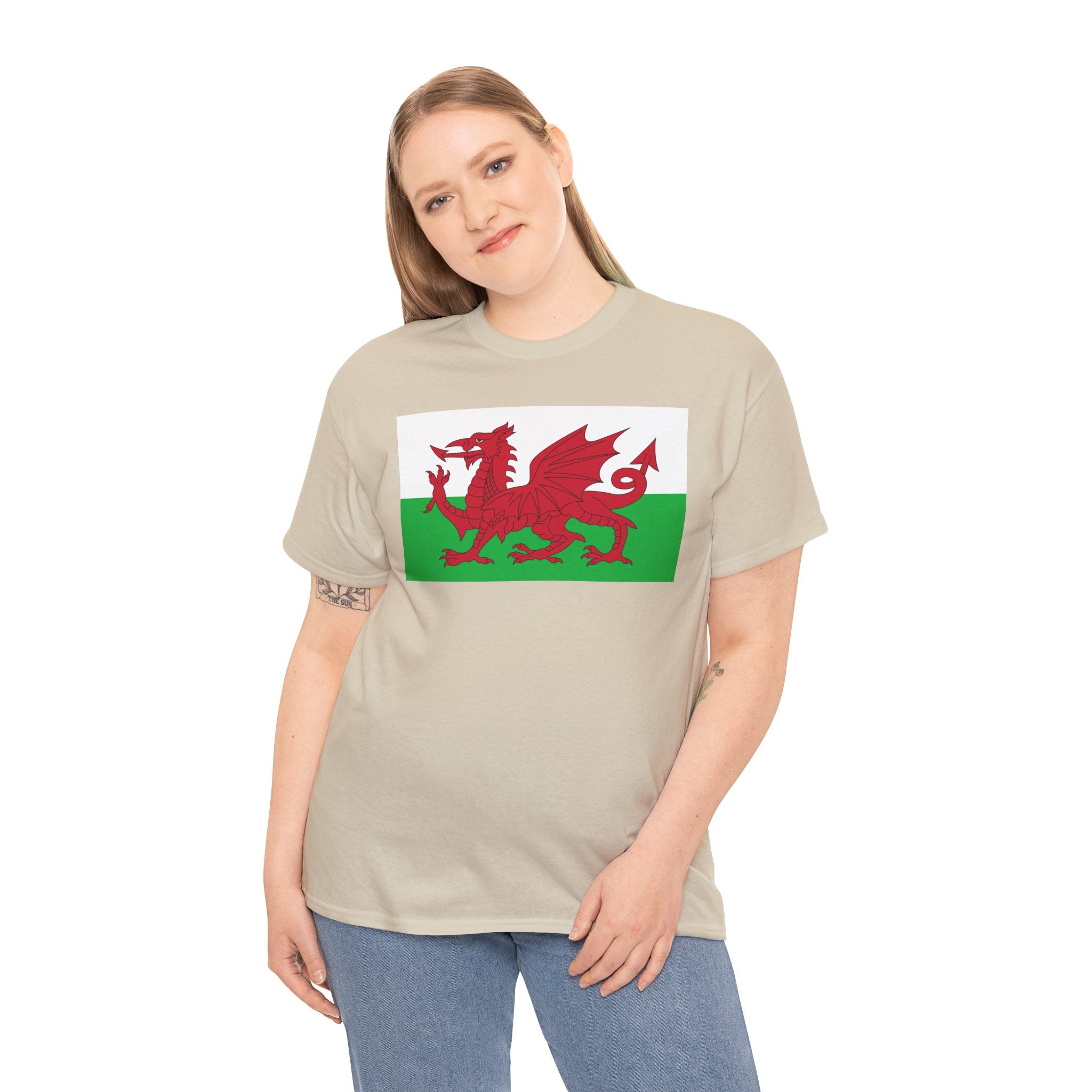 Welsh Dragon T‑Shirt — Cymru Red Dragon Flag Tee
