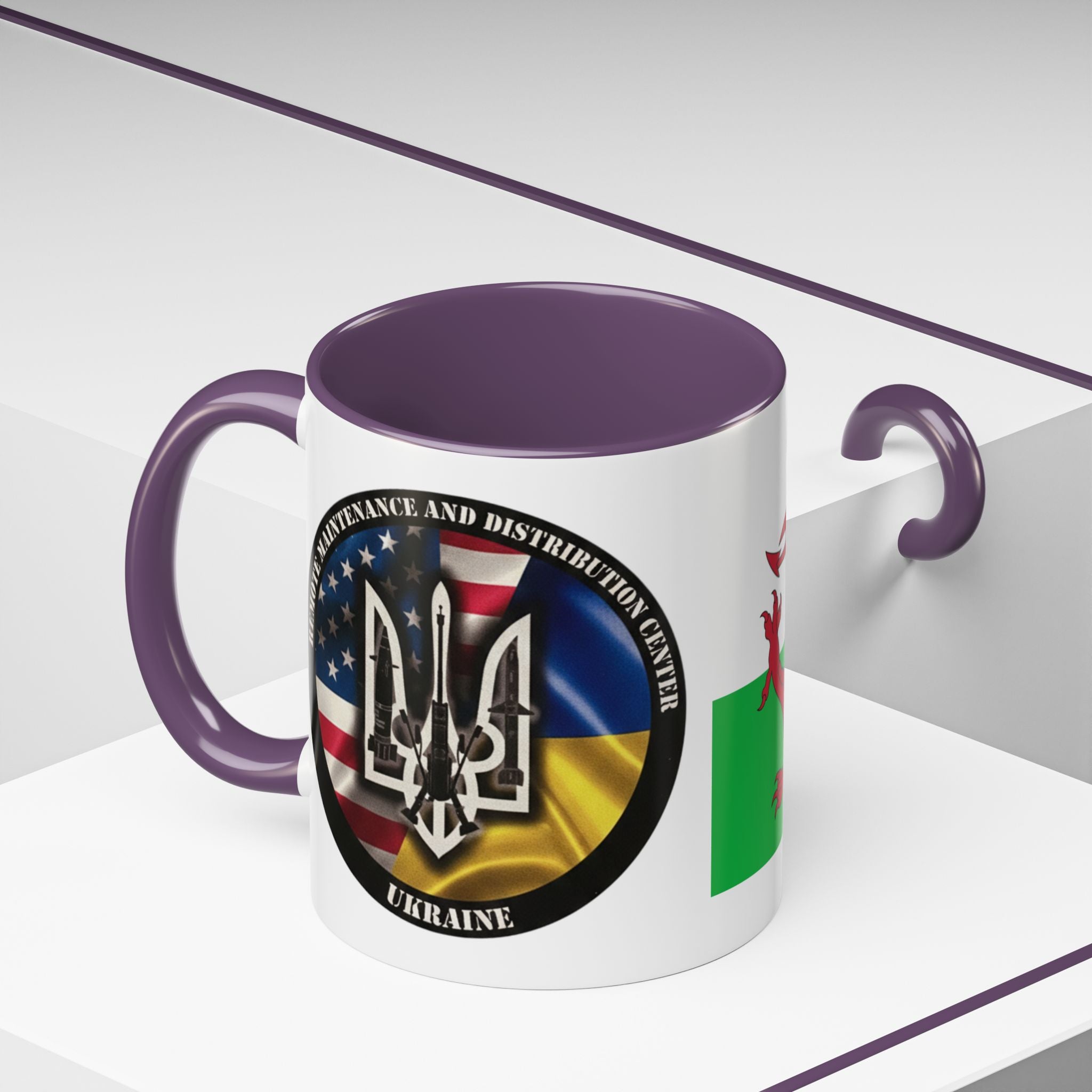 Wales Flag Accent Coffee Mug (11/15oz) – Red Welsh Dragon Tea & Coffee Cup