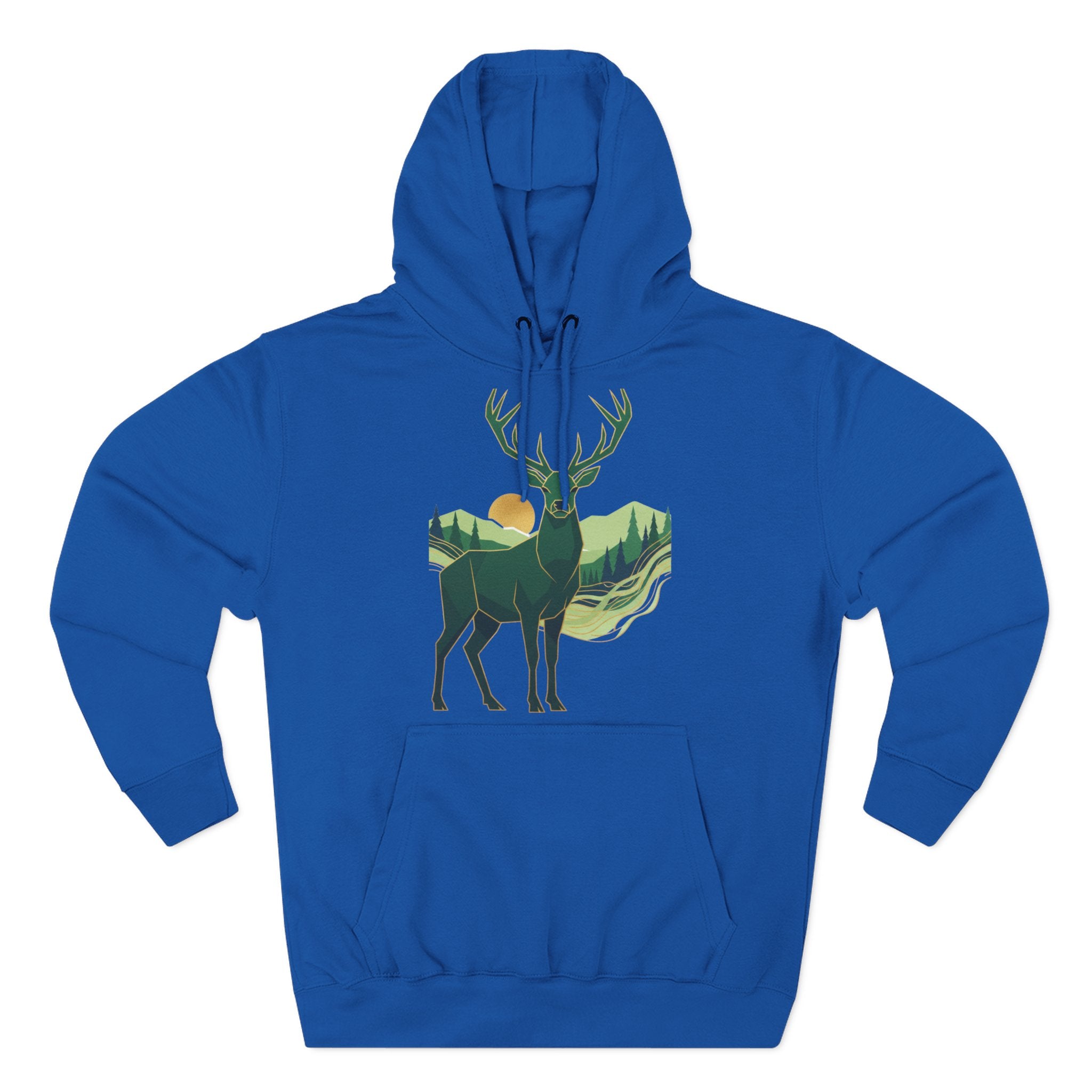 Highland Stag Heritage Hoodie — British Countryside Graphic