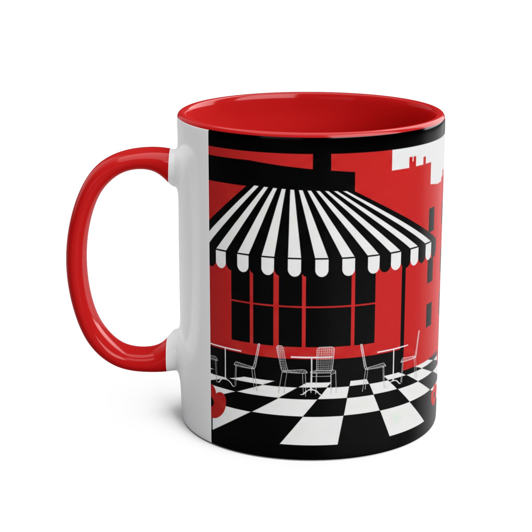 Two-Tone Coffee Mugs, 11oz