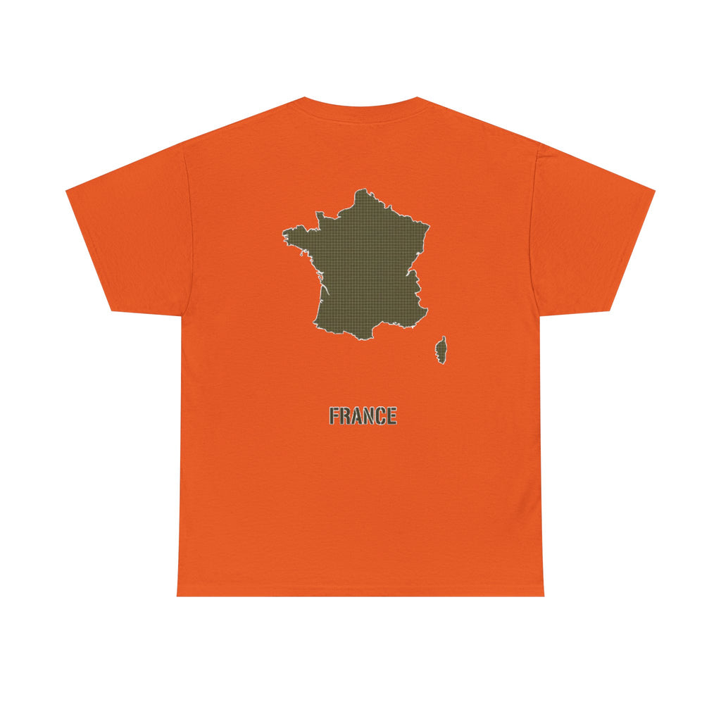 France Map Tee with "GALLUS" Chest Logo