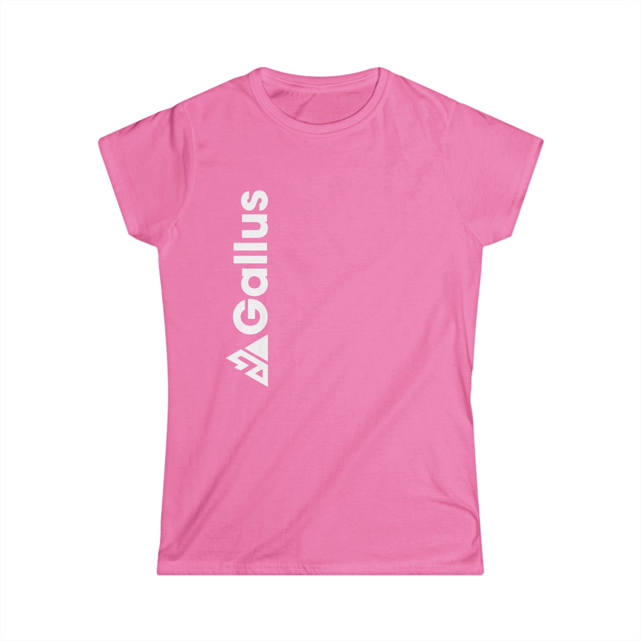 Gallus Women's Tee — Vintage Sunset "Don't Look... It Is a Long Way Up" Motivational Shirt