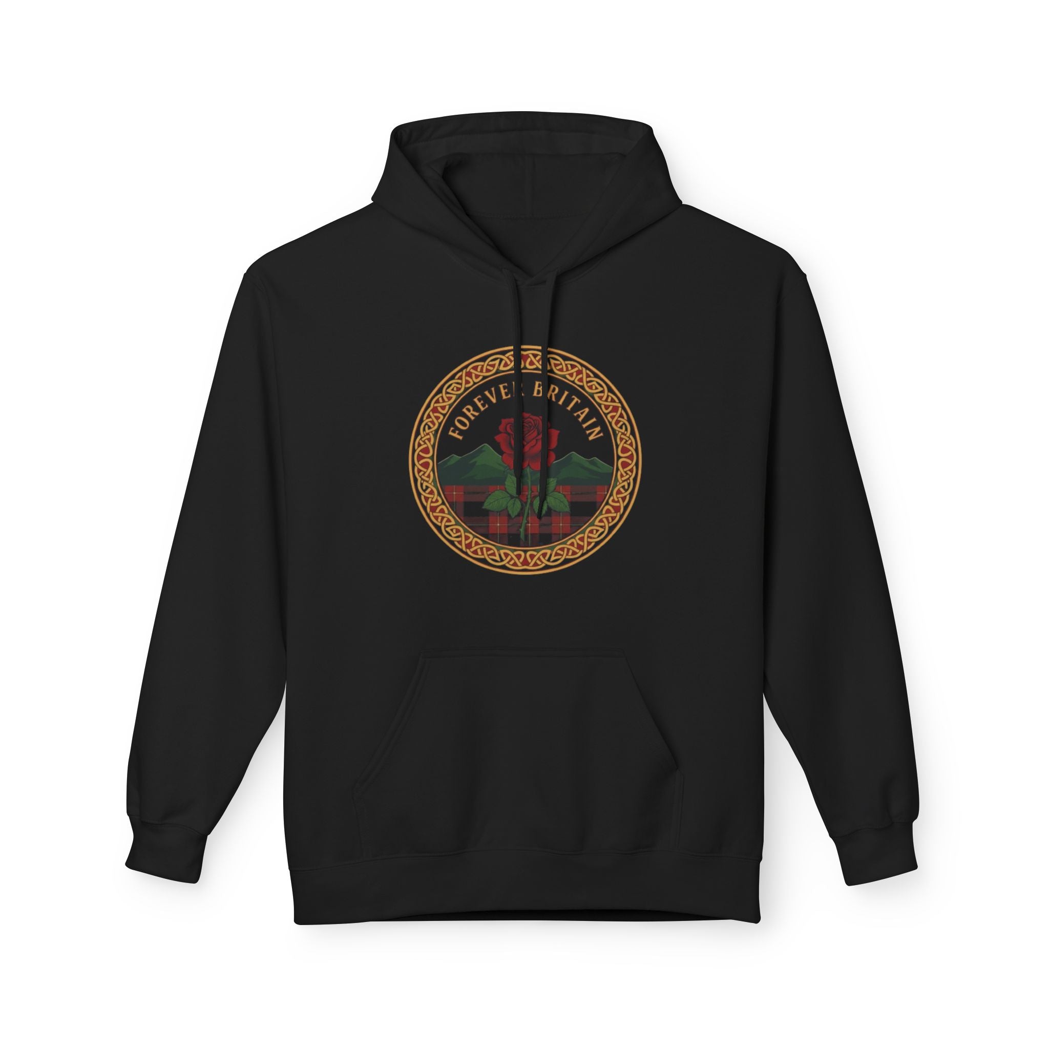Forever British Vintage Seal Hoodie — Retro UK Crest Pullover