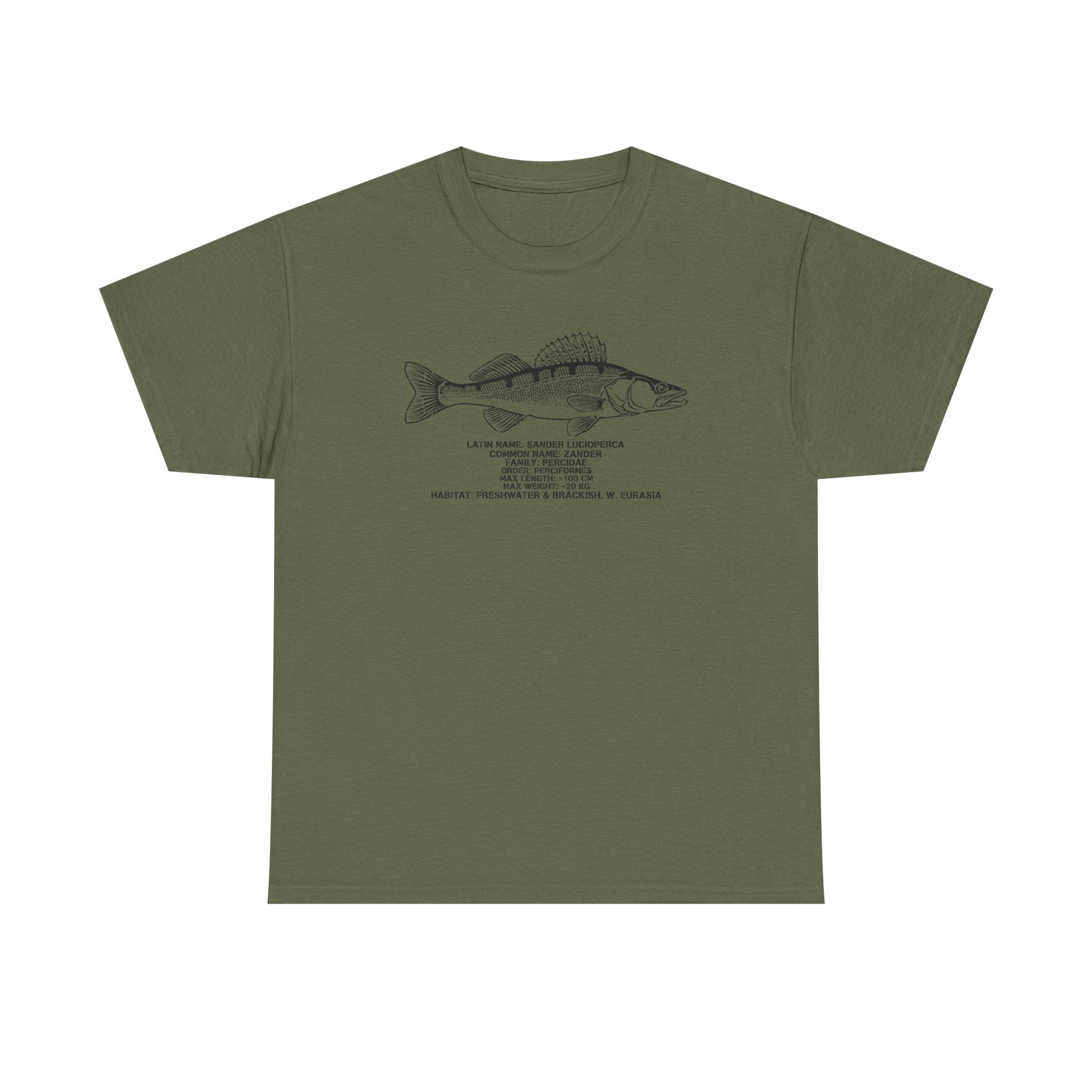 Walleye Fish (Zander) Illustration Tee | Fishing T-Shirt