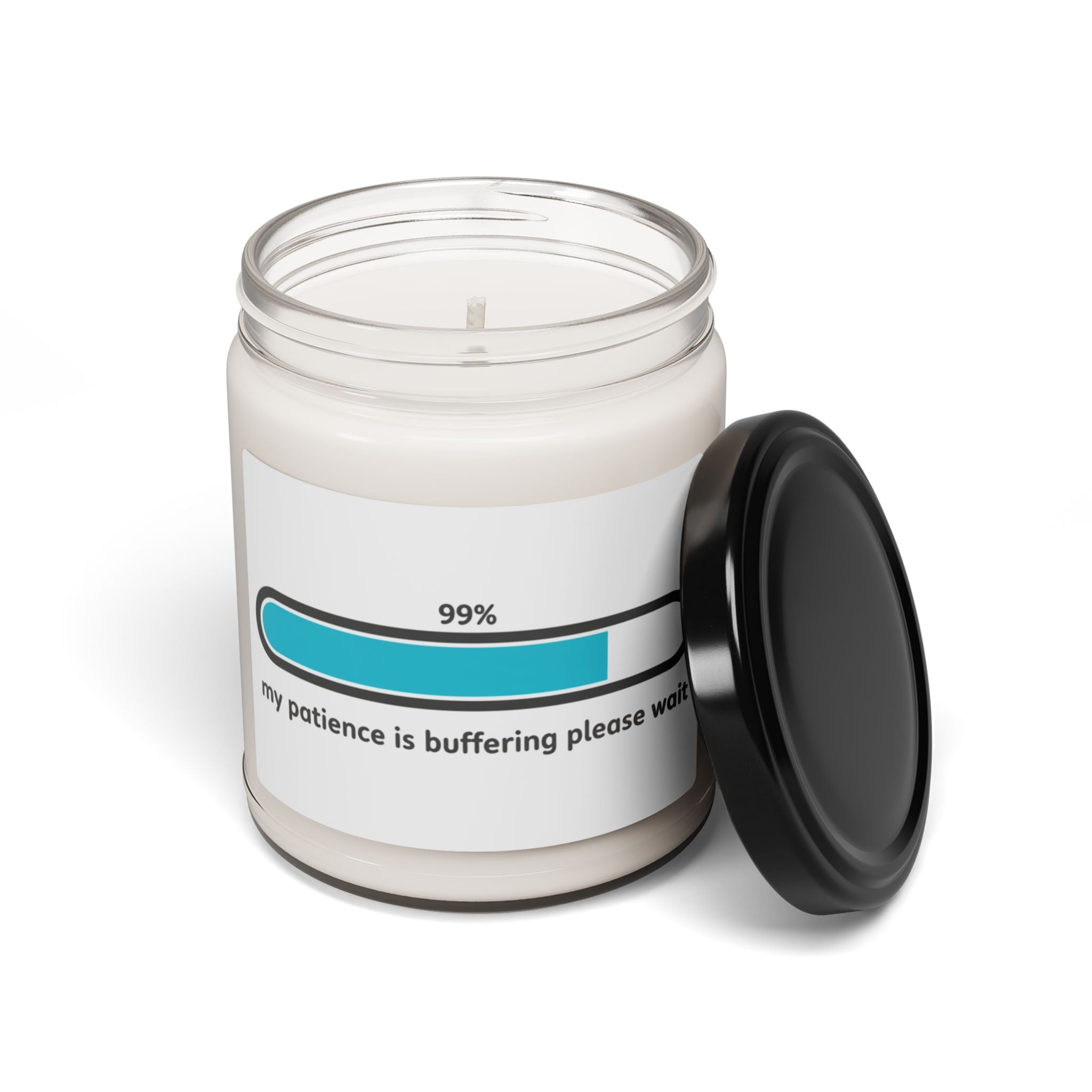 thankful but tired candle | Scented Soy Candle, gratitude sarcasm, neutral cream