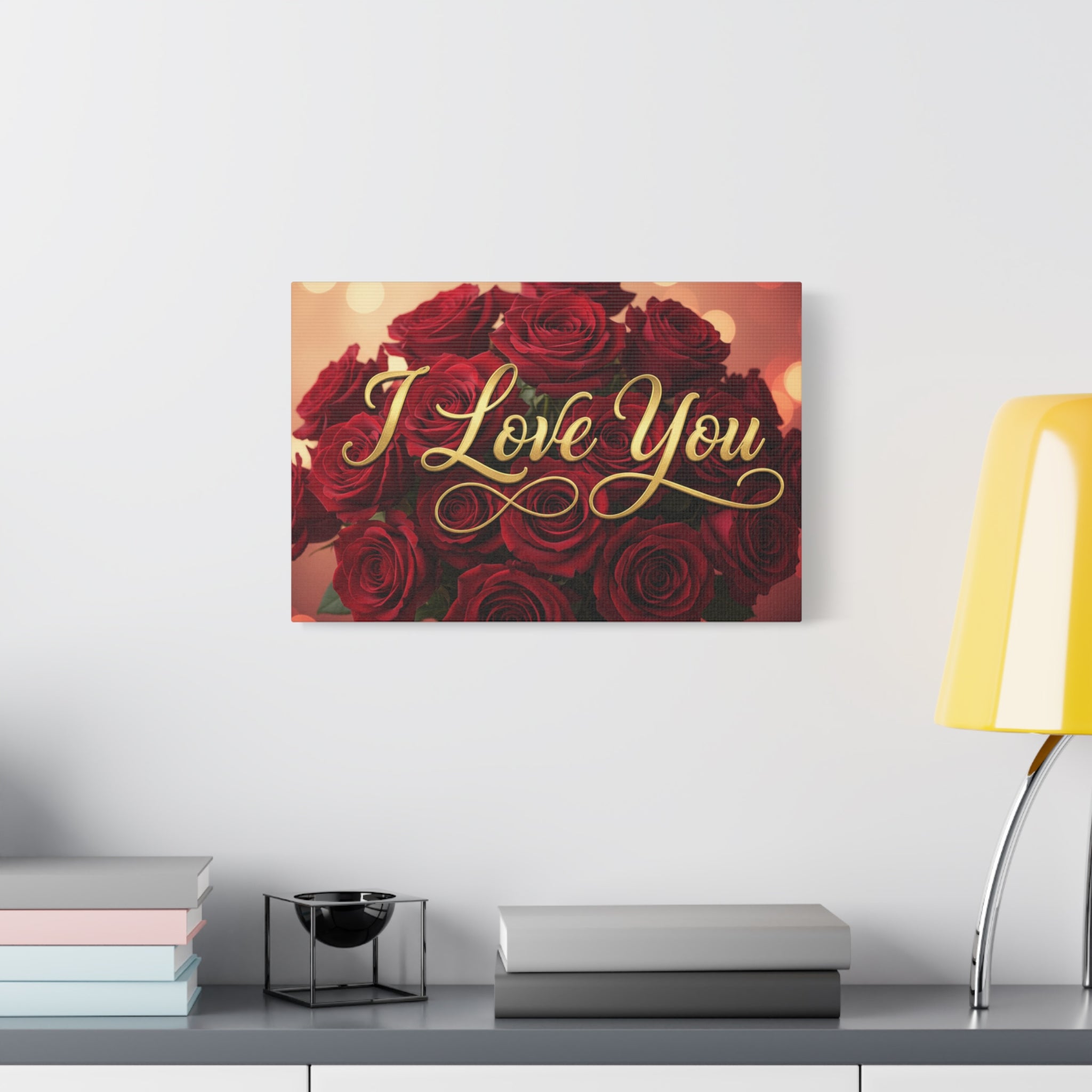 I Love You Roses Canvas