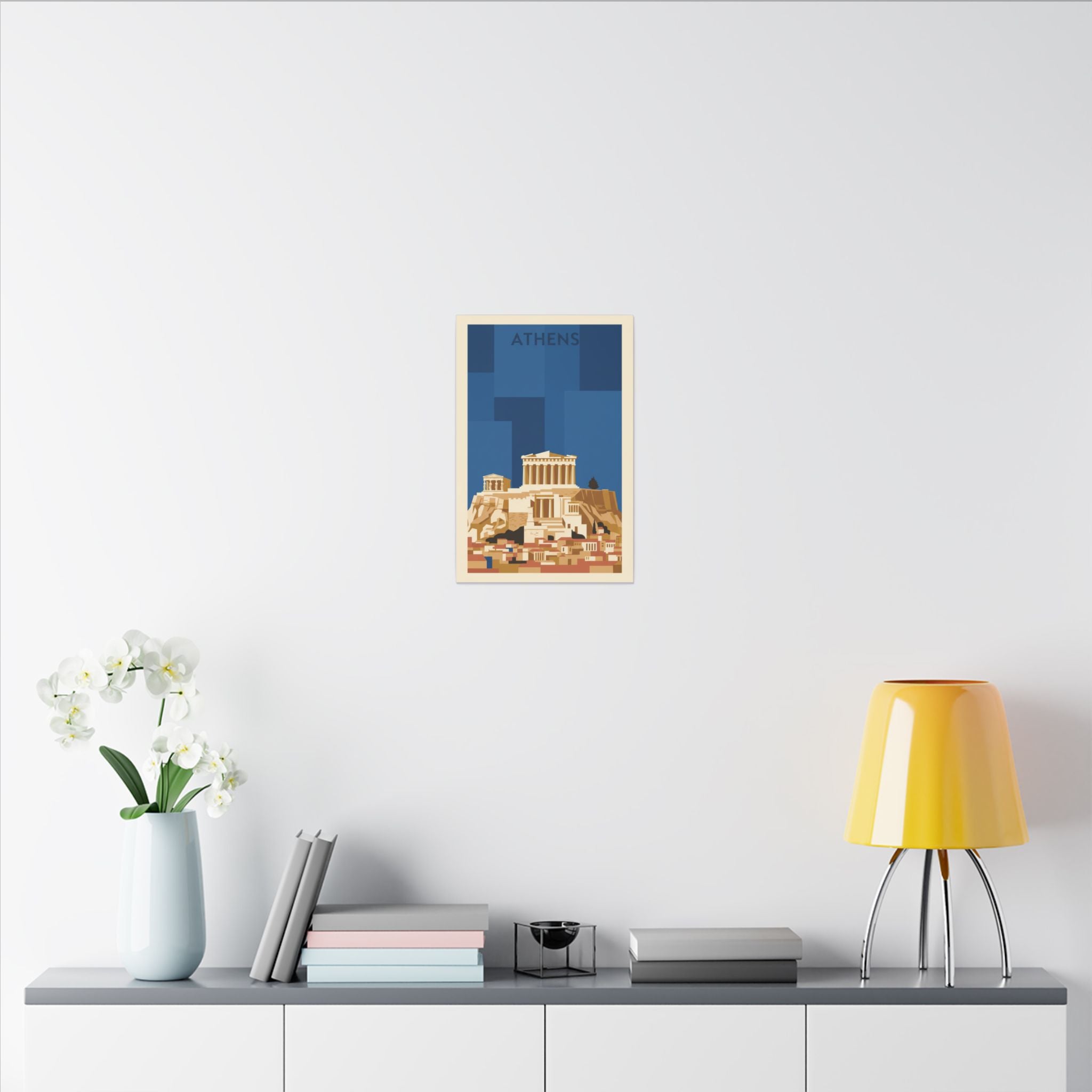Acropolis Parthenon Matte Canvas Wall Art
