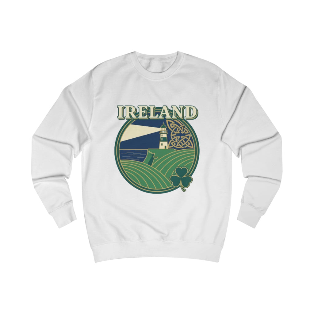 Ireland Flag Text Sweatshirt — St. Patrick’s Day Irish Pride Crewneck