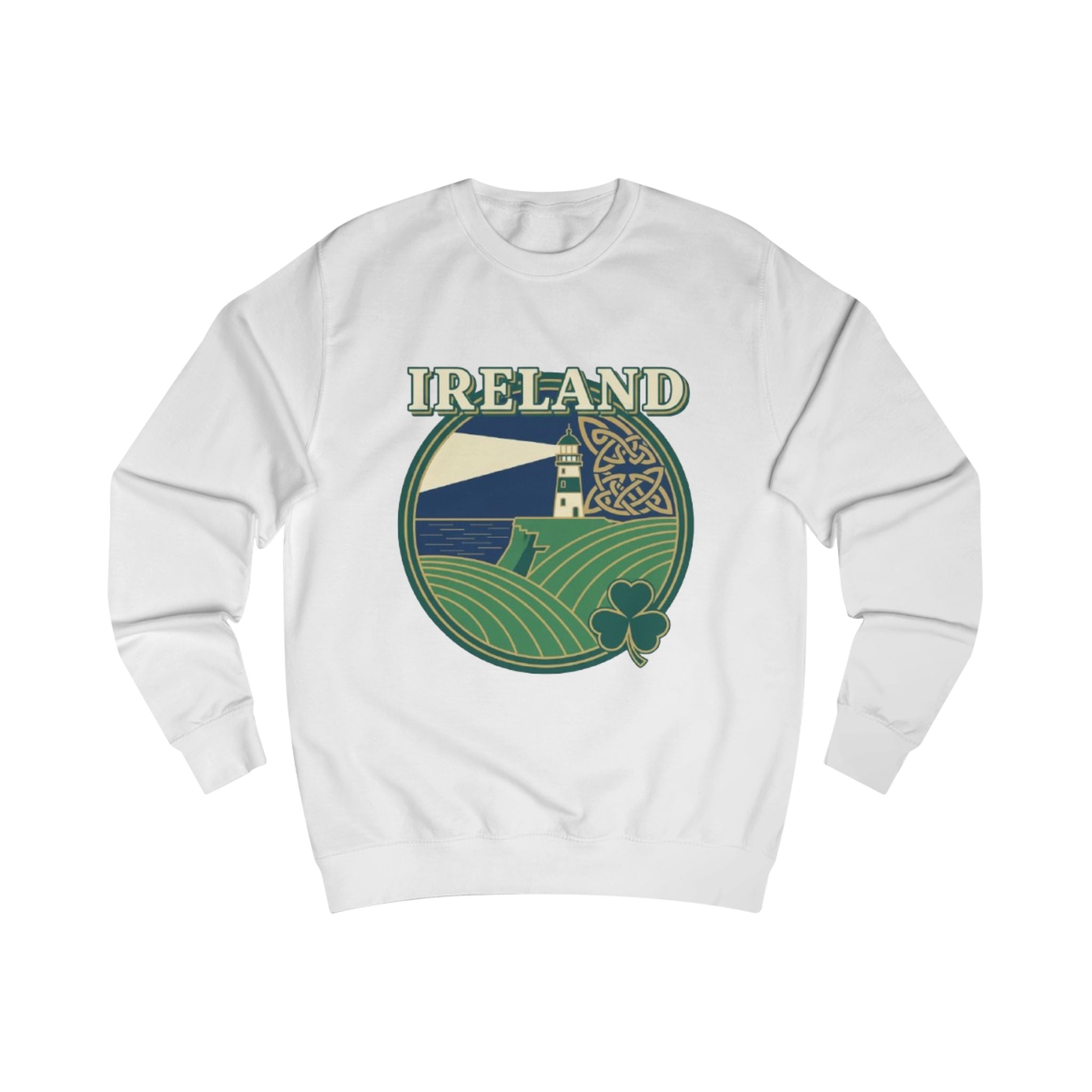 Ireland Flag Text Sweatshirt — St. Patrick’s Day Irish Pride Crewneck