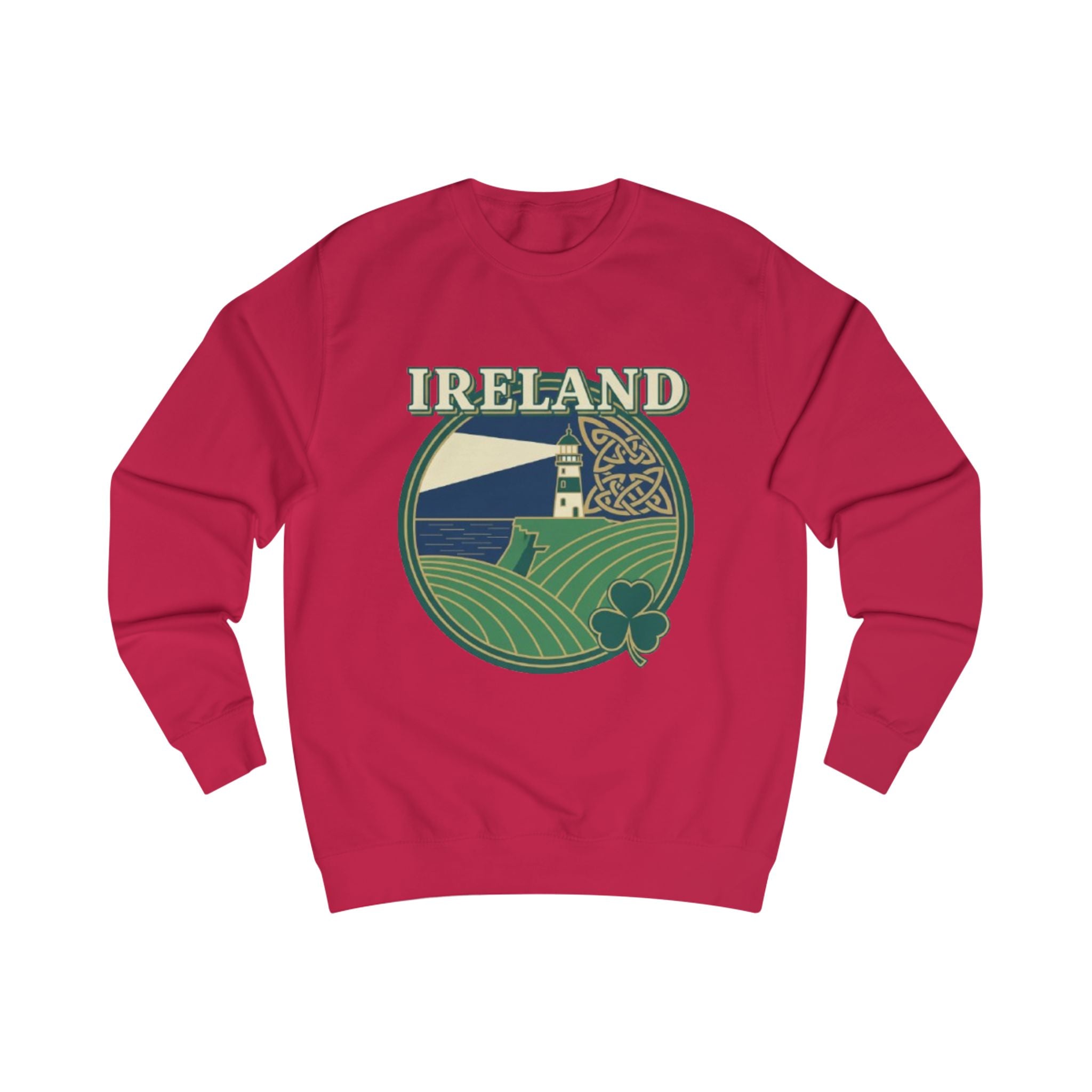 Ireland Flag Text Sweatshirt — St. Patrick’s Day Irish Pride Crewneck