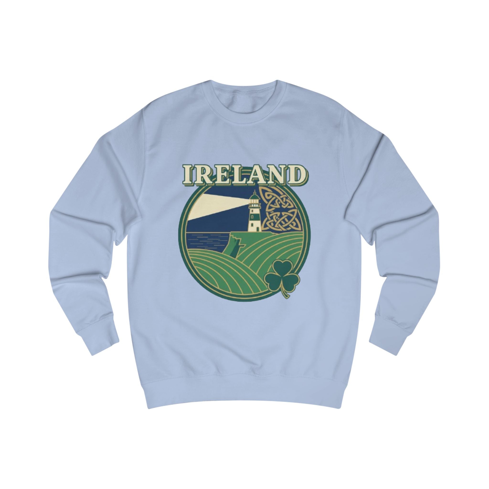 Ireland Flag Text Sweatshirt — St. Patrick’s Day Irish Pride Crewneck
