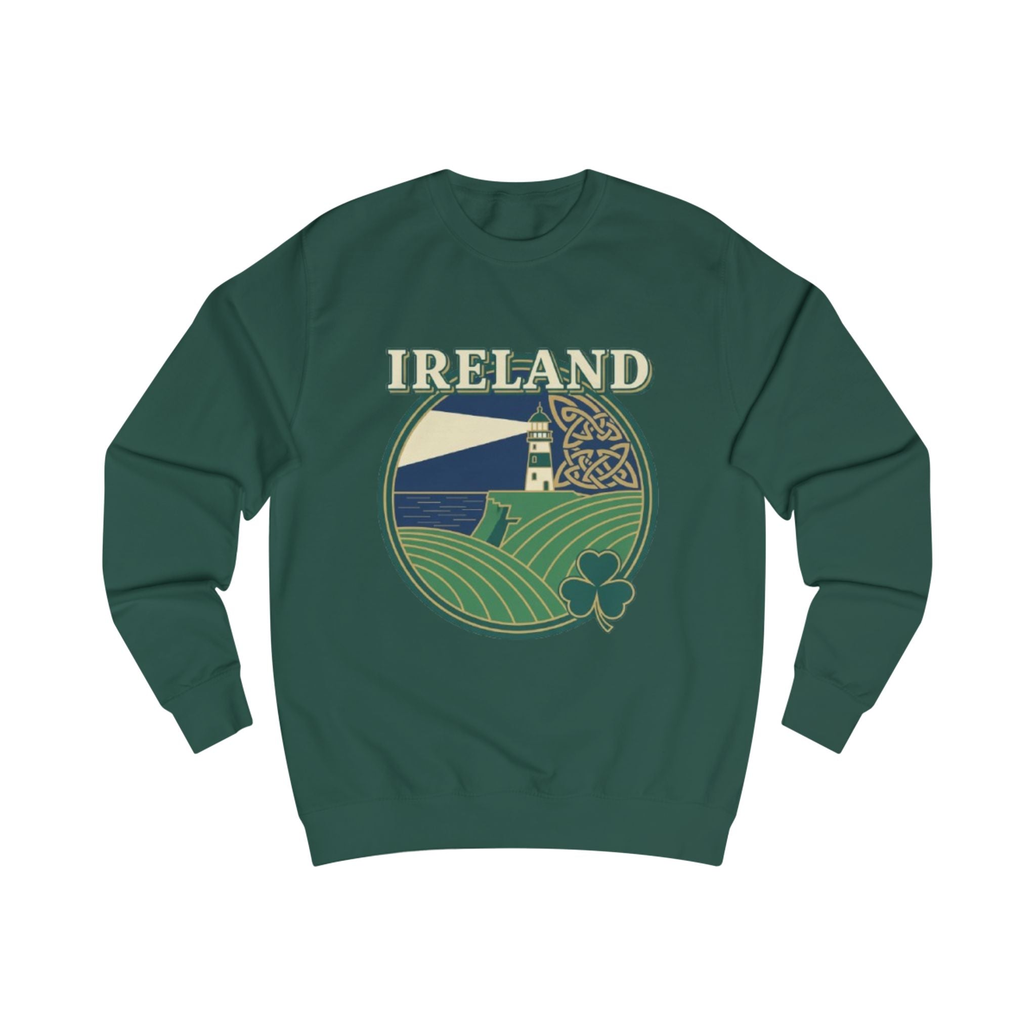 Ireland Flag Text Sweatshirt — St. Patrick’s Day Irish Pride Crewneck