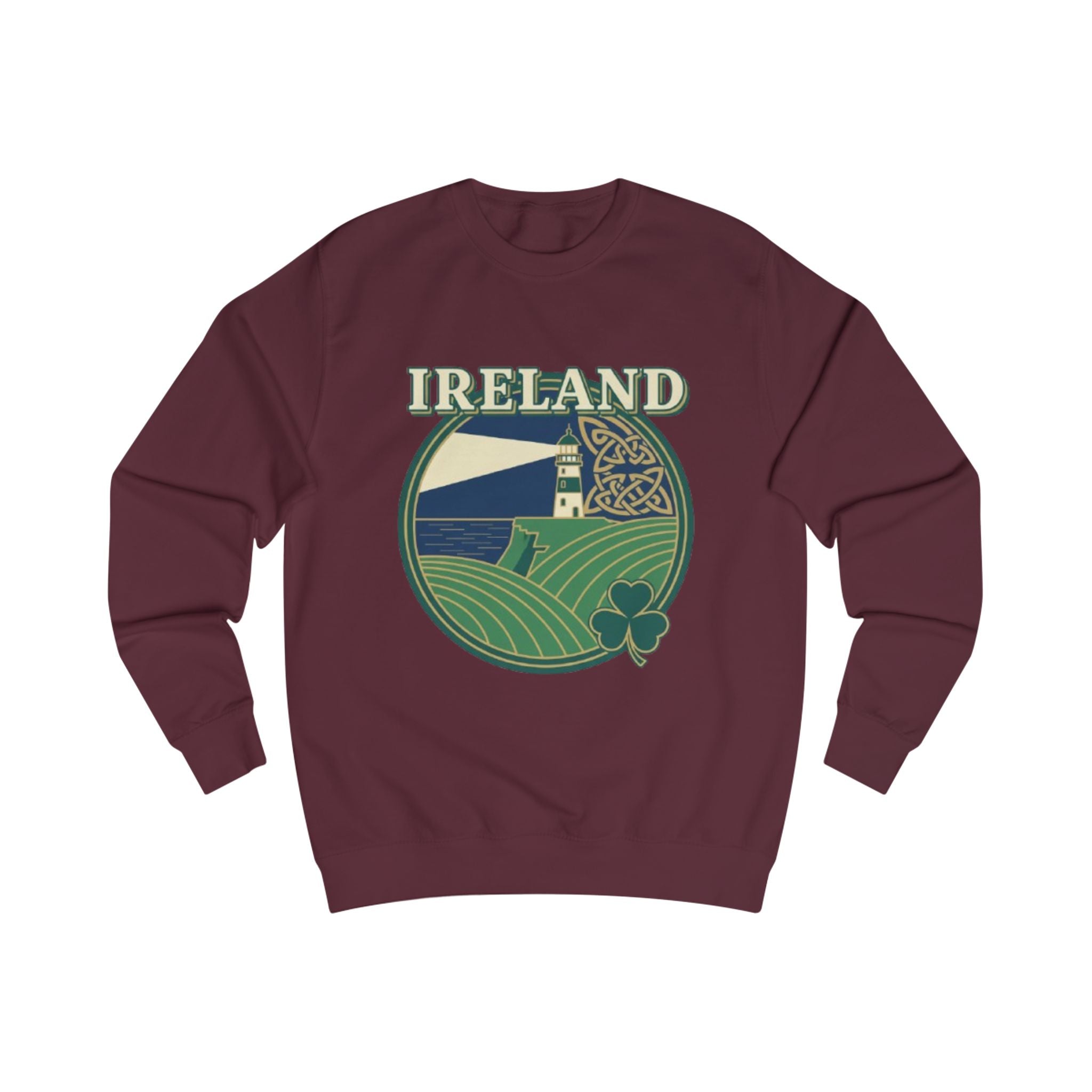 Ireland Flag Text Sweatshirt — St. Patrick’s Day Irish Pride Crewneck