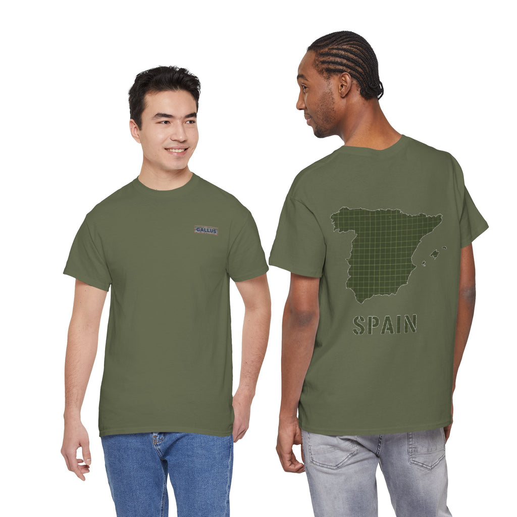 Spain Map Graphic Tee — Minimalist Travel T‑Shirt