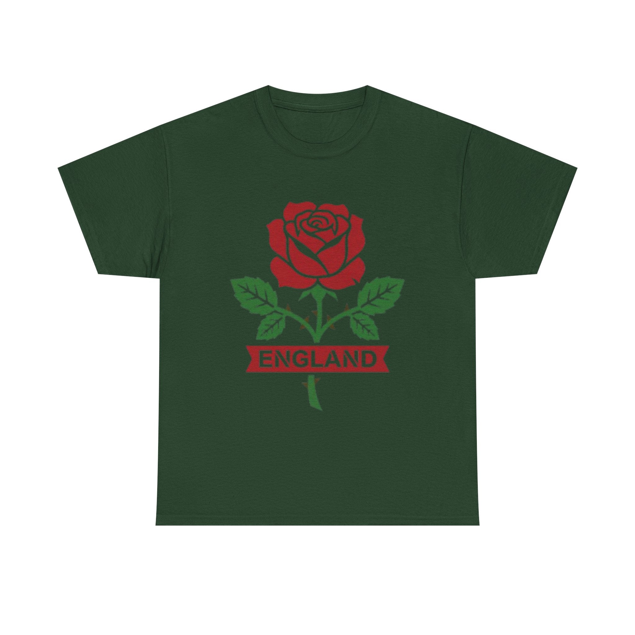 England Rose T-Shirt – Vintage Red Rose England Tee