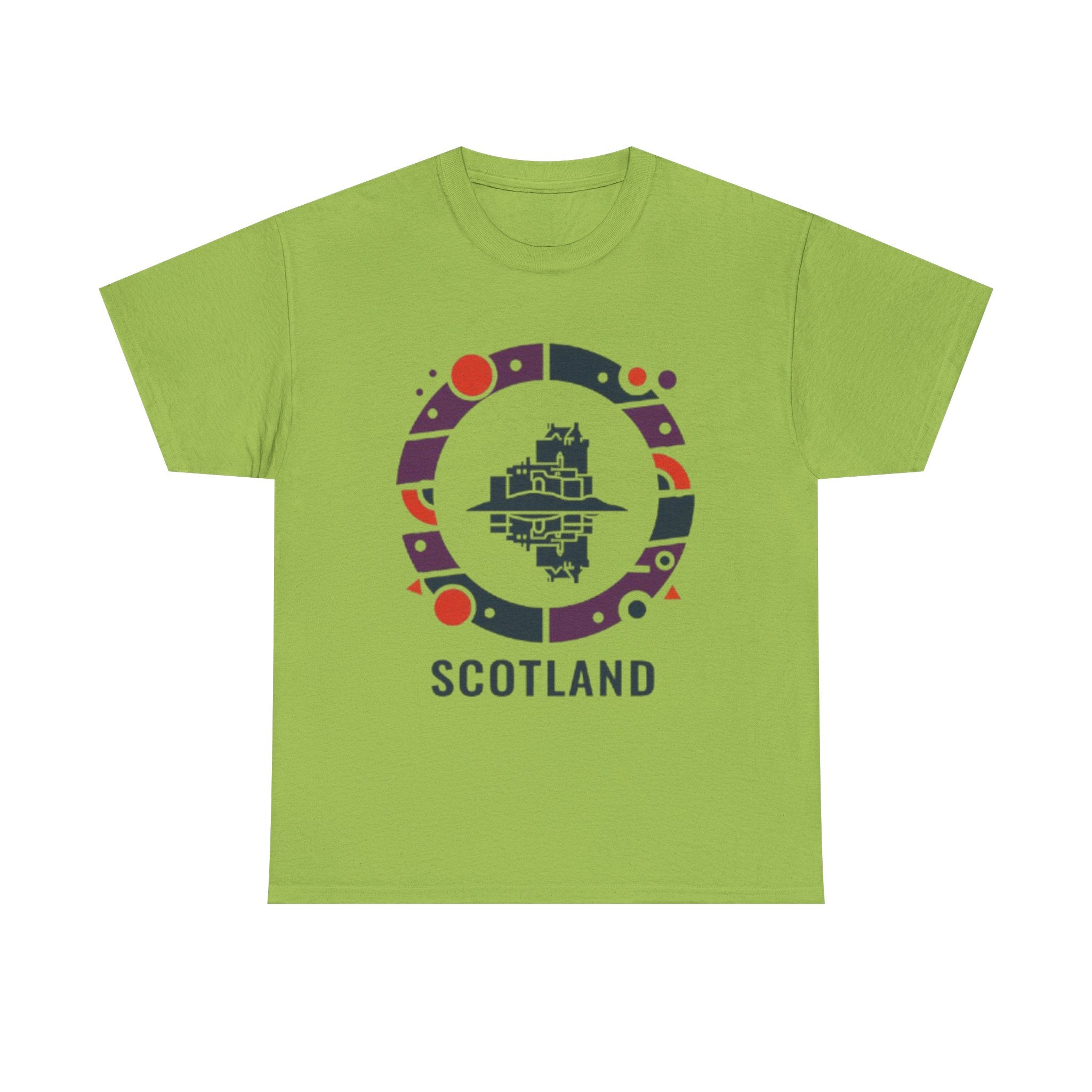 Scotland Circle Castle T‑Shirt