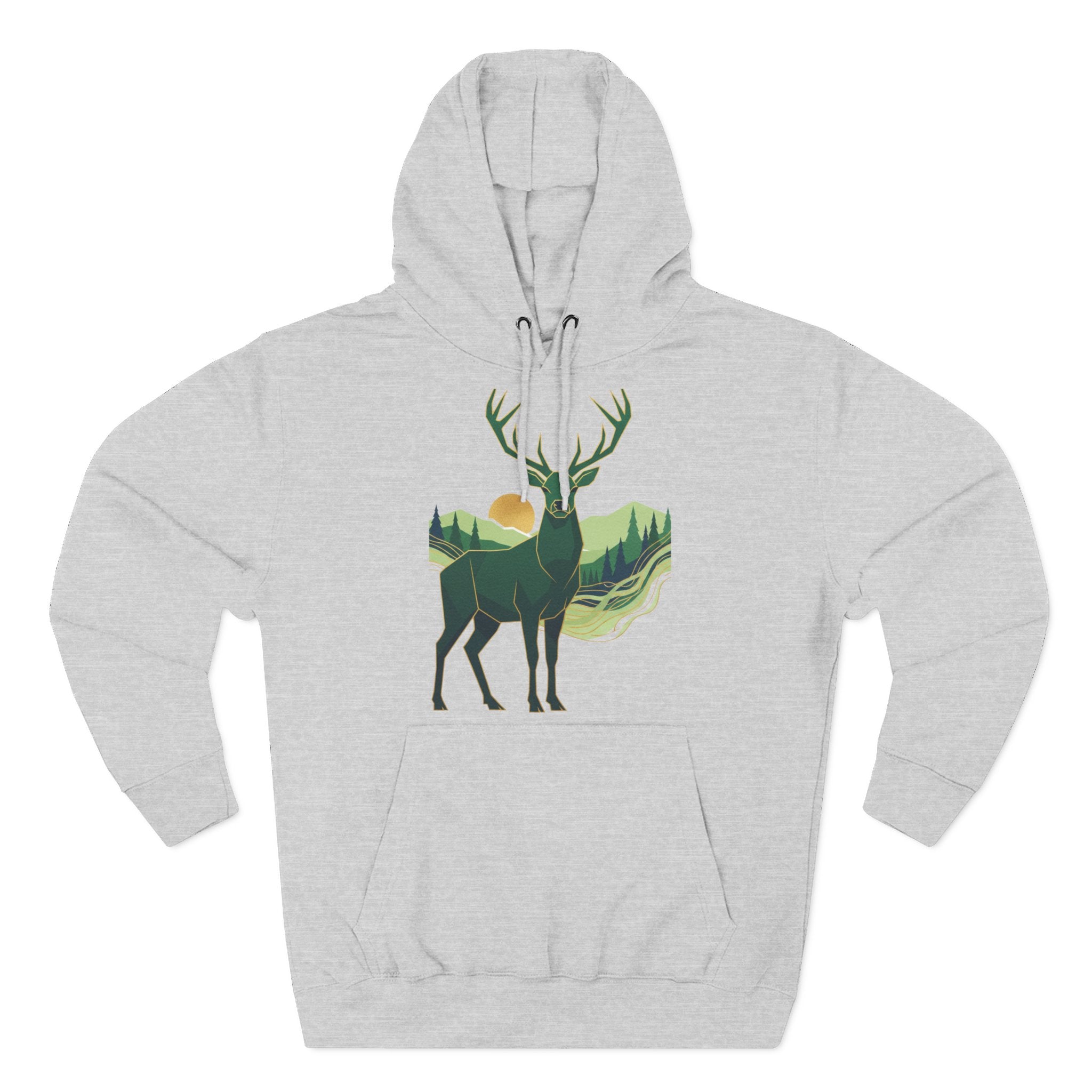 Highland Stag Heritage Hoodie — British Countryside Graphic