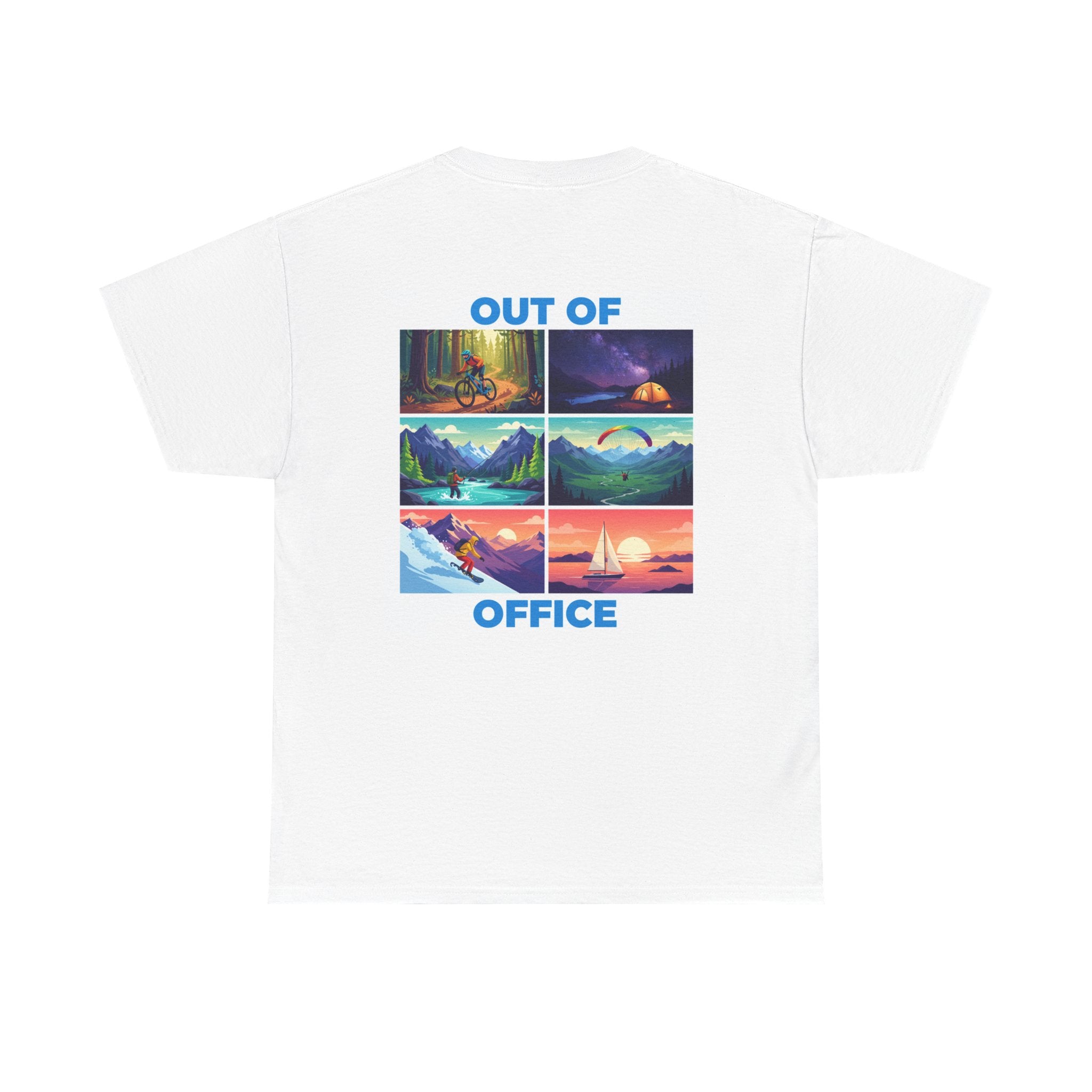 Out of Office T‑Shirt — Retro Travel Adventure Graphic Tee