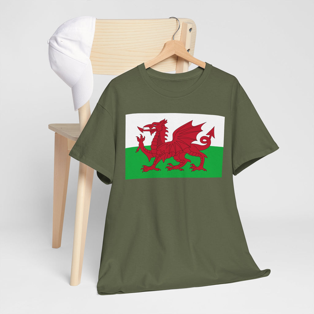 Welsh Dragon T‑Shirt — Cymru Red Dragon Flag Tee