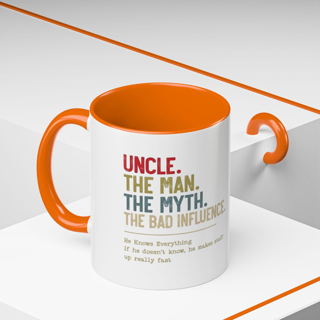Uncle 'The Man, The Myth, The Legend' Accent Coffee Mug