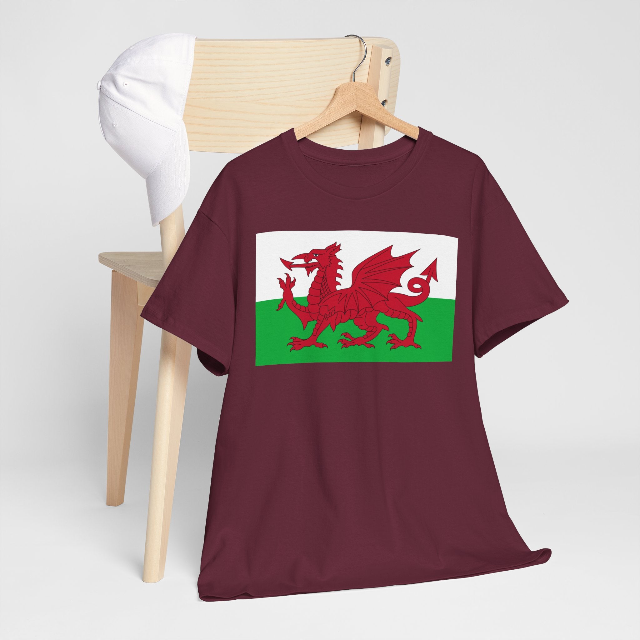 Welsh Dragon T‑Shirt — Cymru Red Dragon Flag Tee